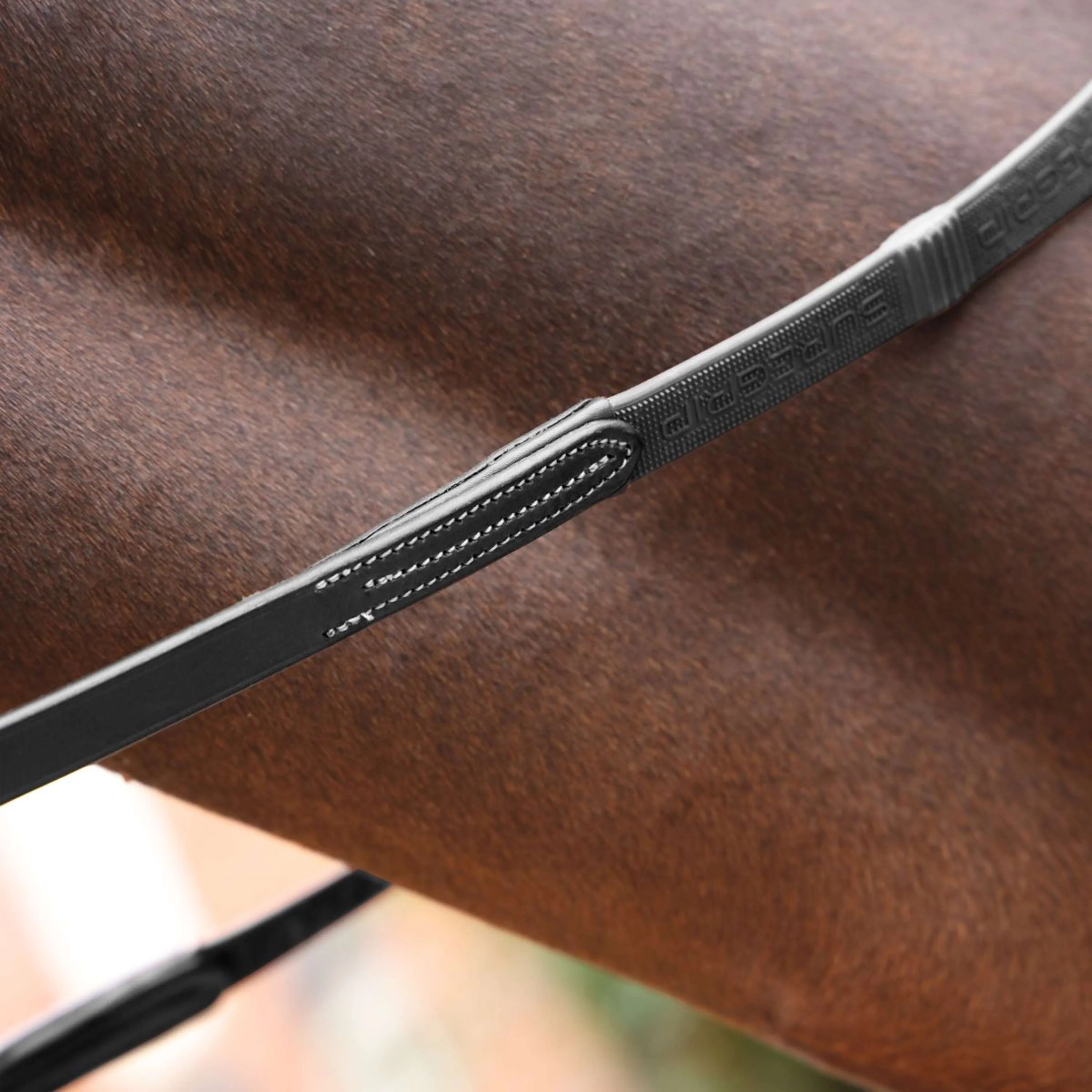 Velociti by Shires Rênes Lusso Elite Pro SureGrip Noir - Image 3
