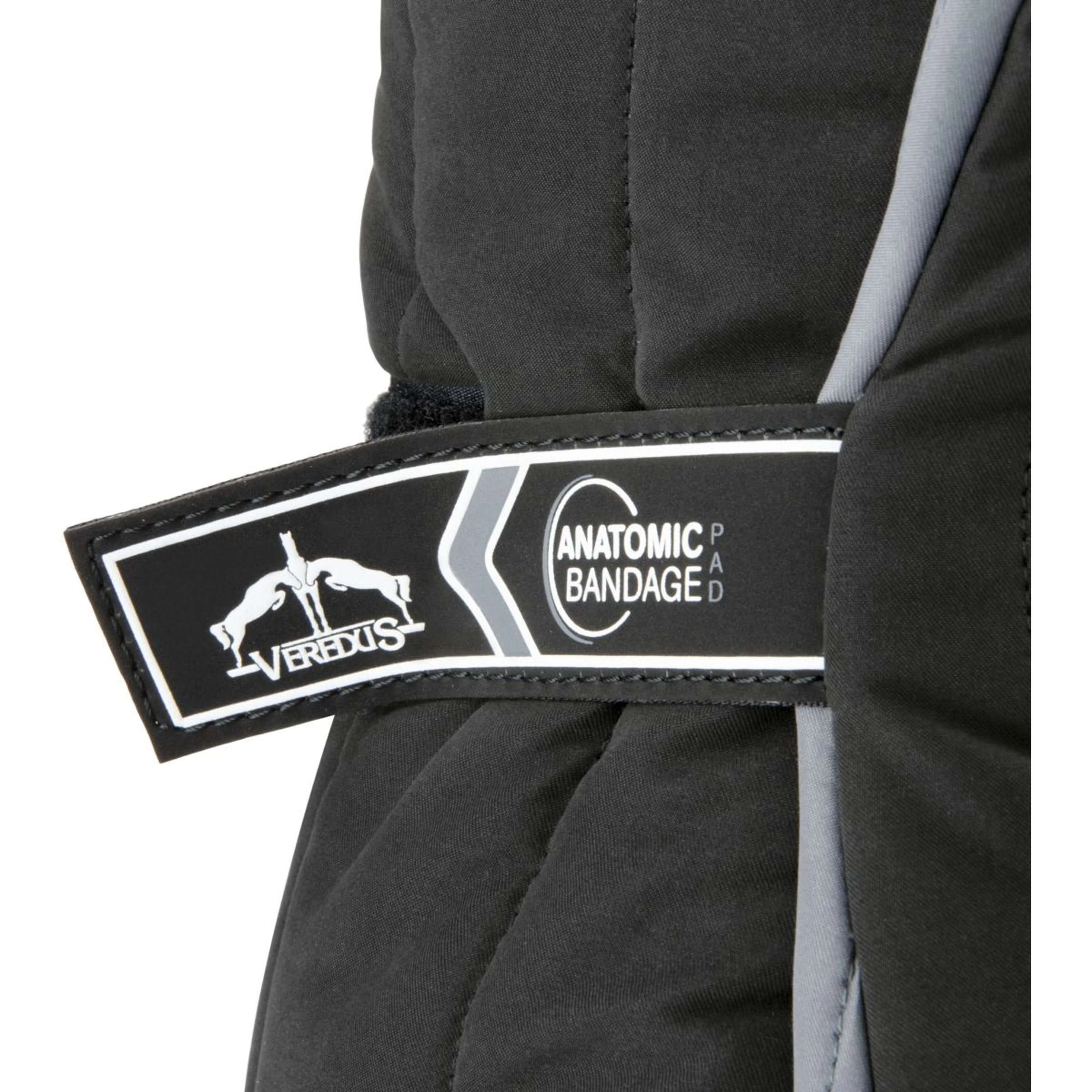 Veredus Coussinets de Bandage Anatomic Front Noir - Image 3