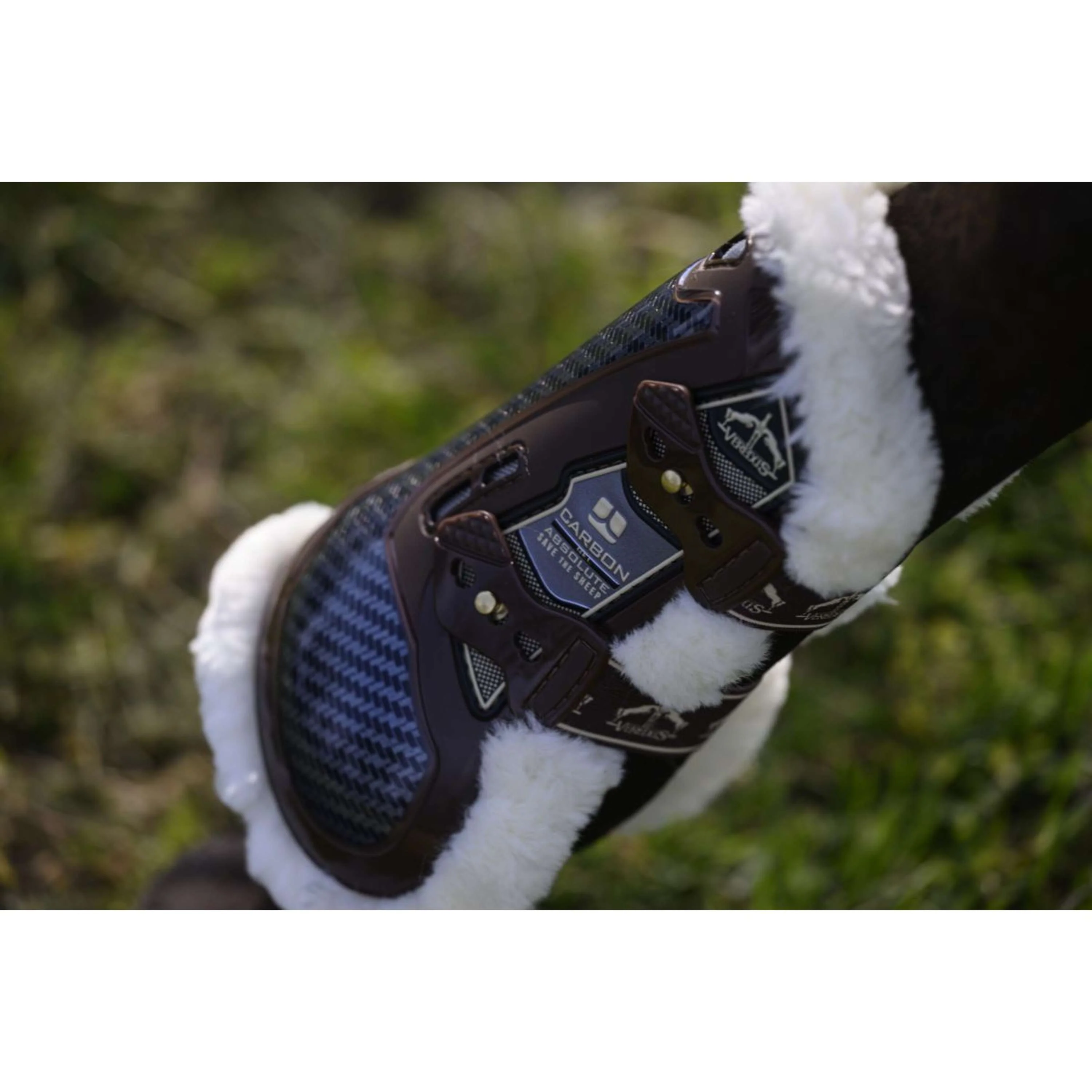 Veredus Protèges-Tendons Carbon Gel Absolute Save the Sheep Front Marron - Image 10