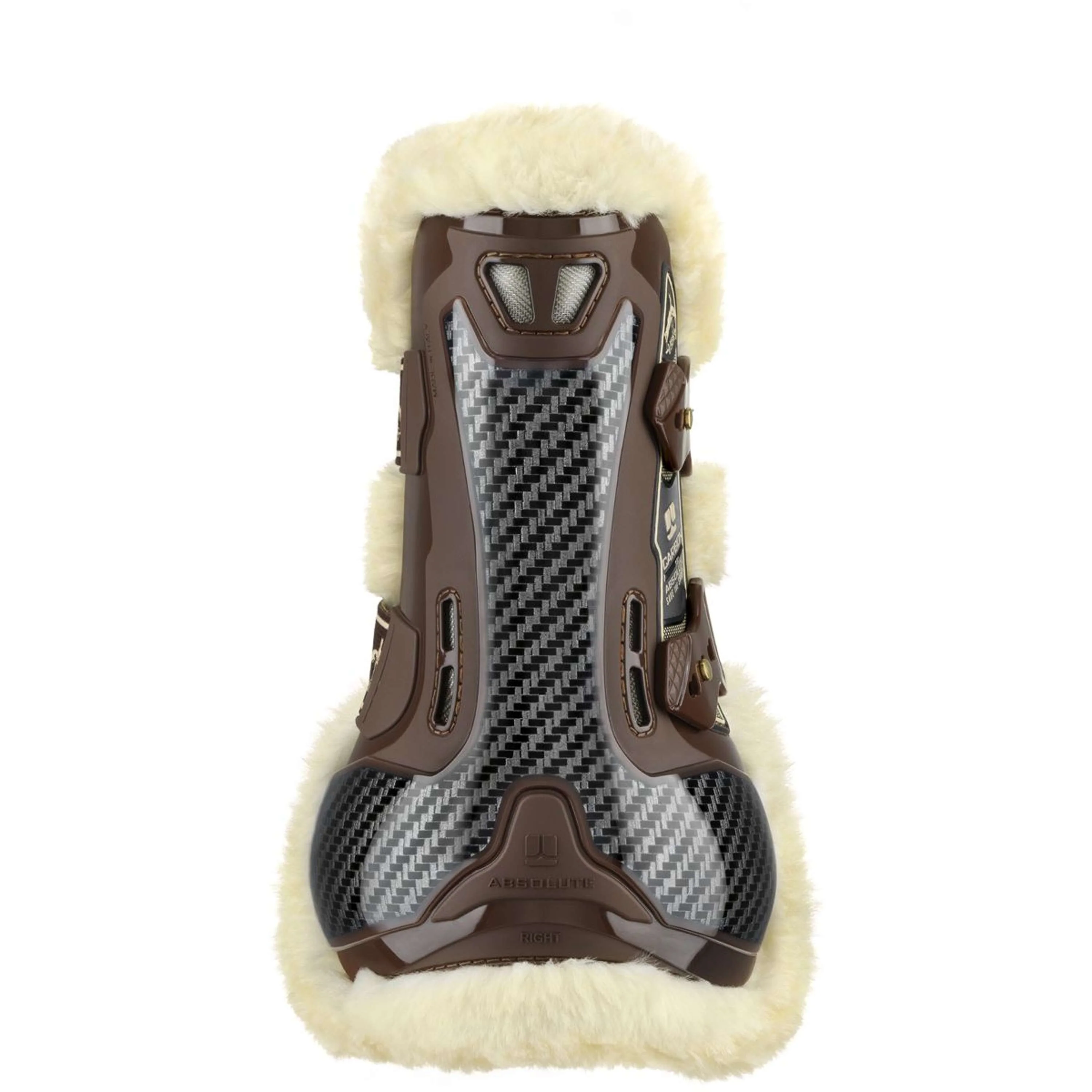 Veredus Protèges-Tendons Carbon Gel Absolute Save the Sheep Front Marron - Image 3