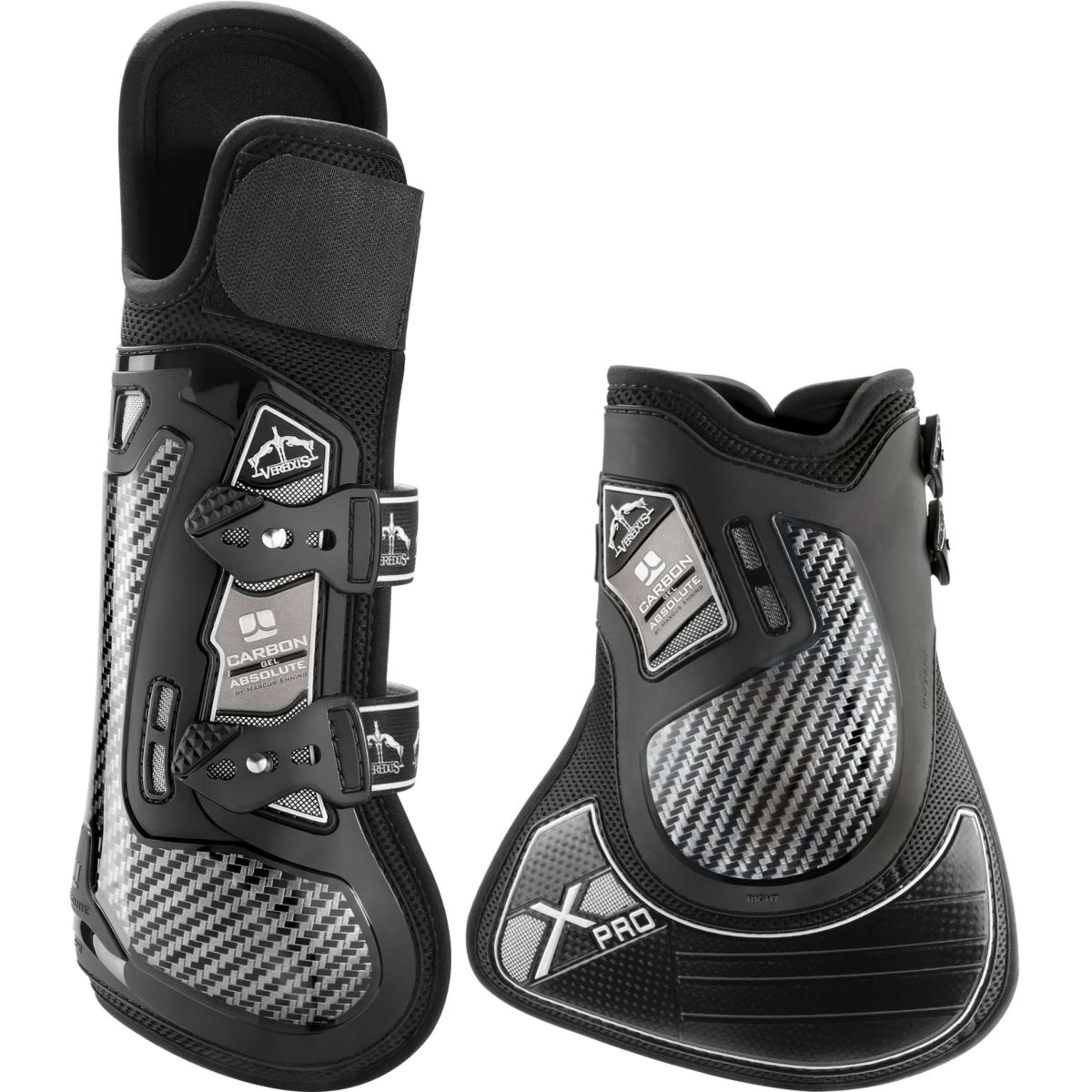Veredus Protèges-Tendons Carbon Gel Absolute X Pro Front Noir - Image 2