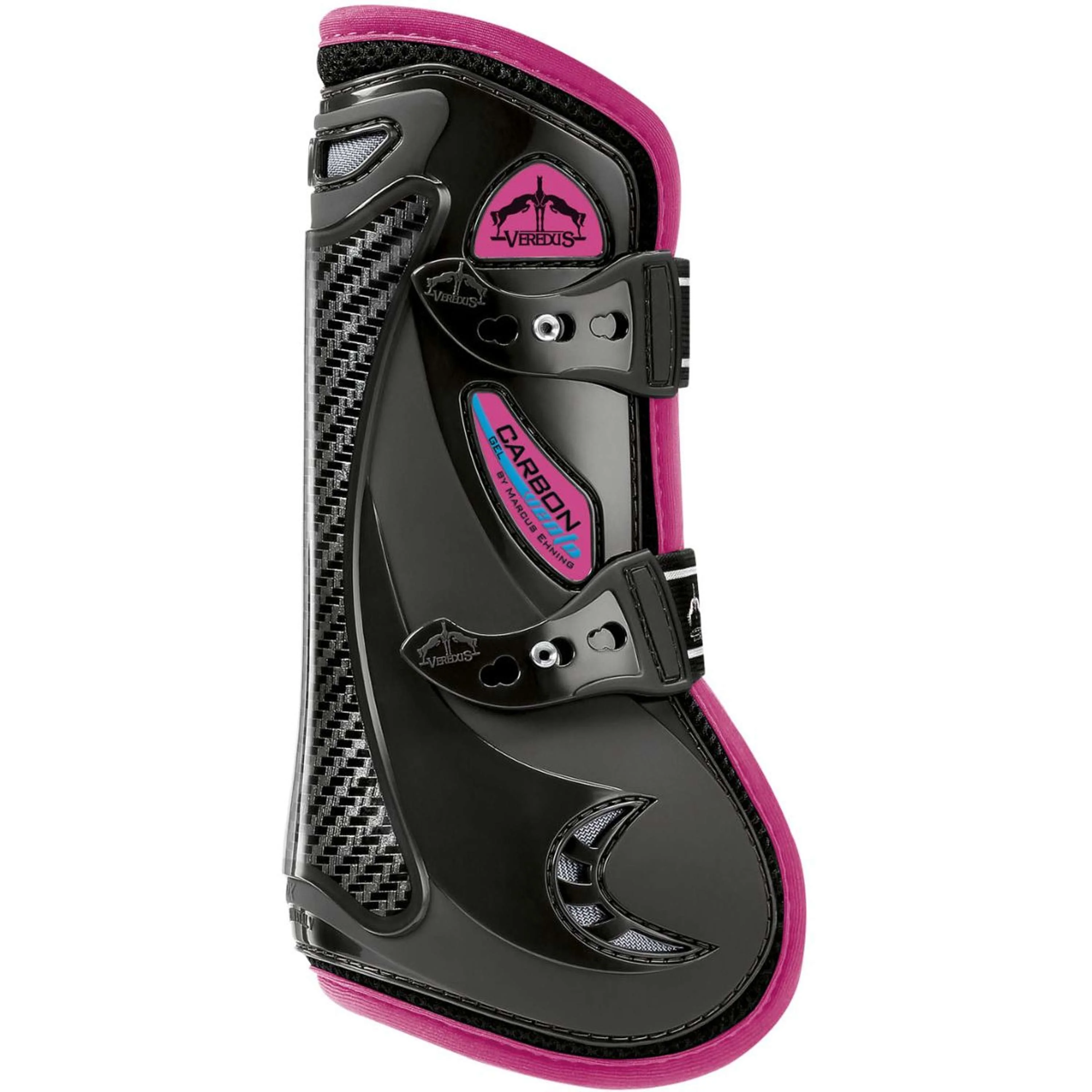 Veredus Protèges-Tendons Carbon Gel Vento Front Rose - Image 2