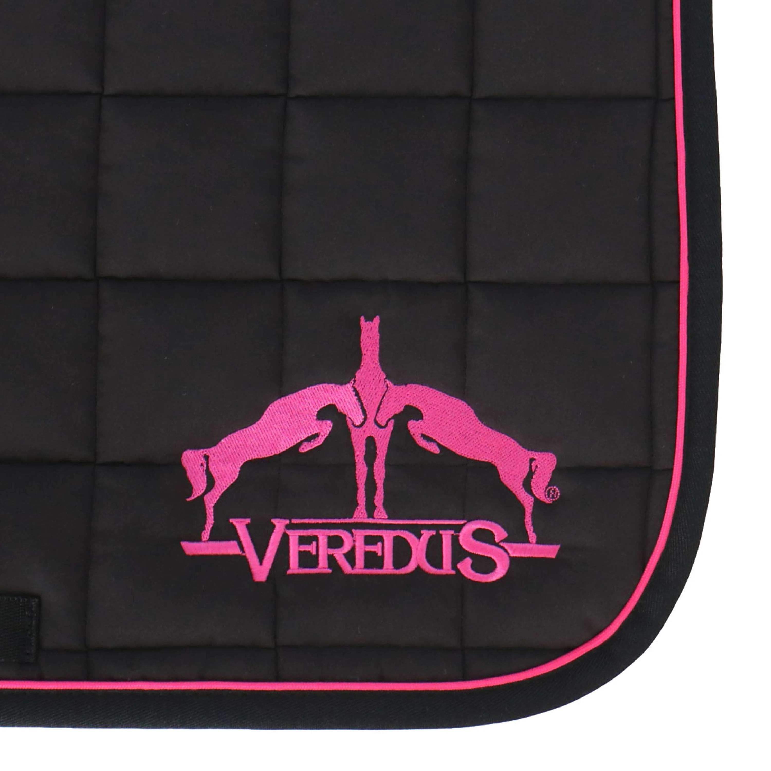 Veredus Tapis de Selle Microfiber de Saut Rose - Image 5