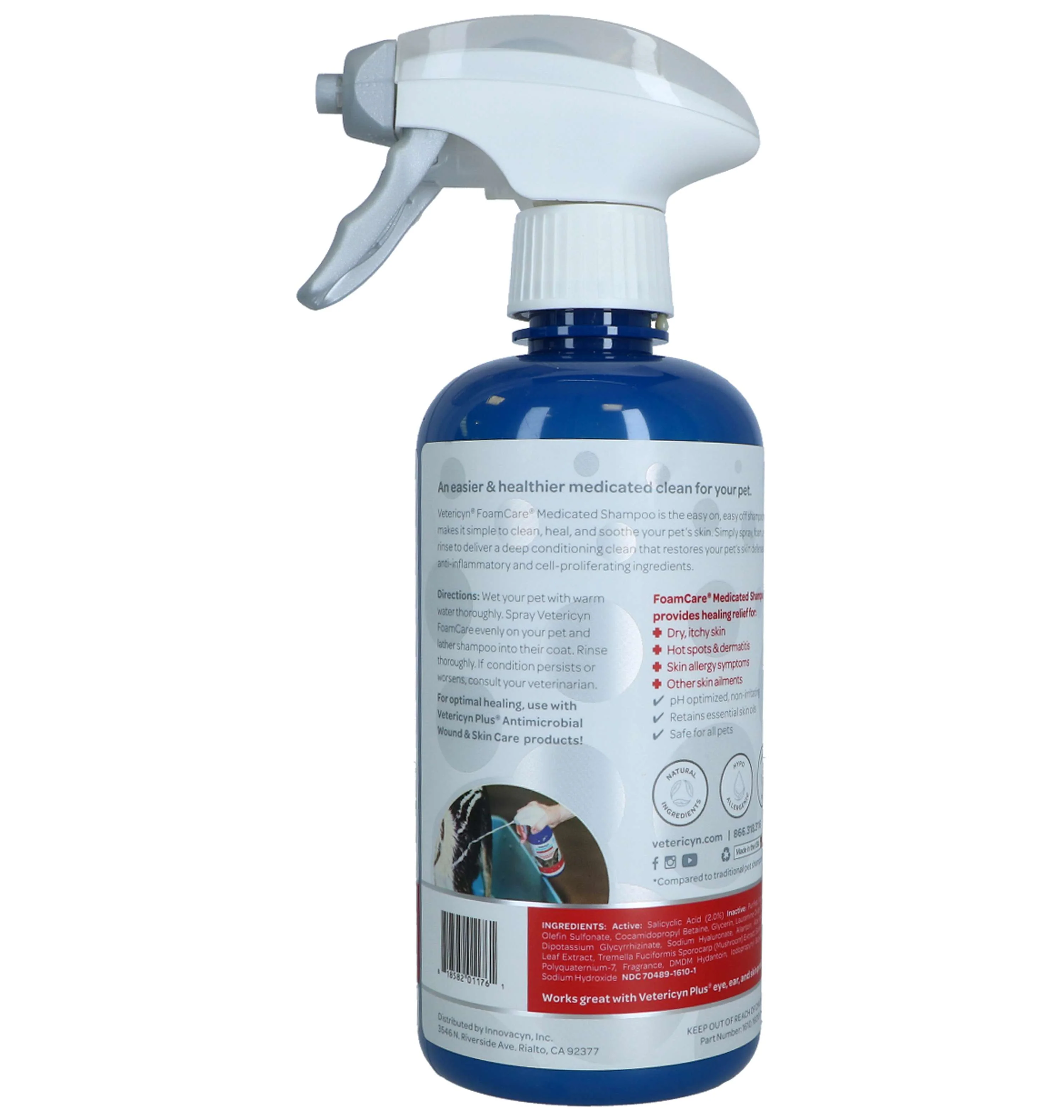 Vetericyn Foamcare Pet Shampoo Medicated - Image 2