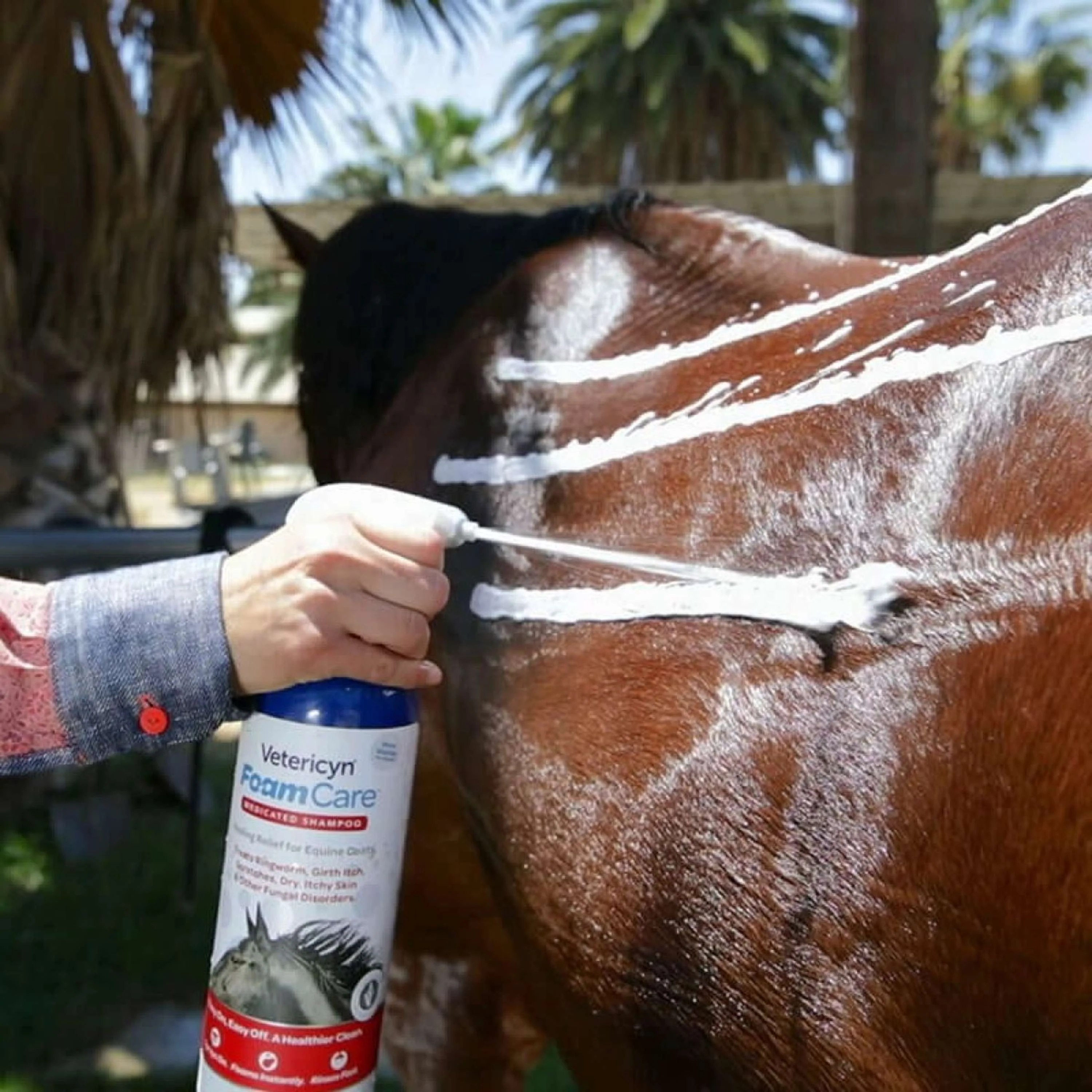 Vetericyn Foamcare Shampooing Cheval Premiers Secours - Image 2