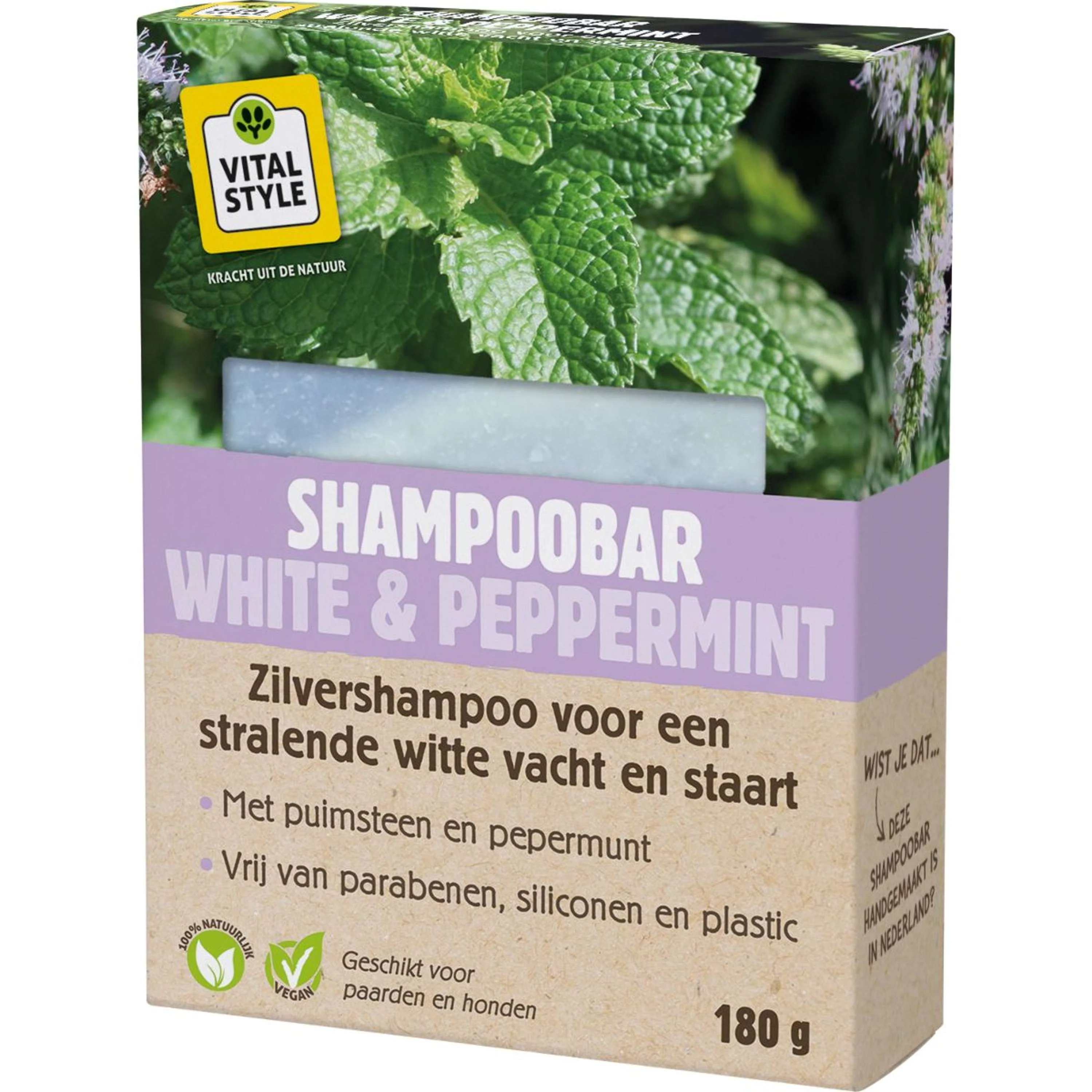 Vitalstyle Barre de Shampooing White & Peppermint - Image 2