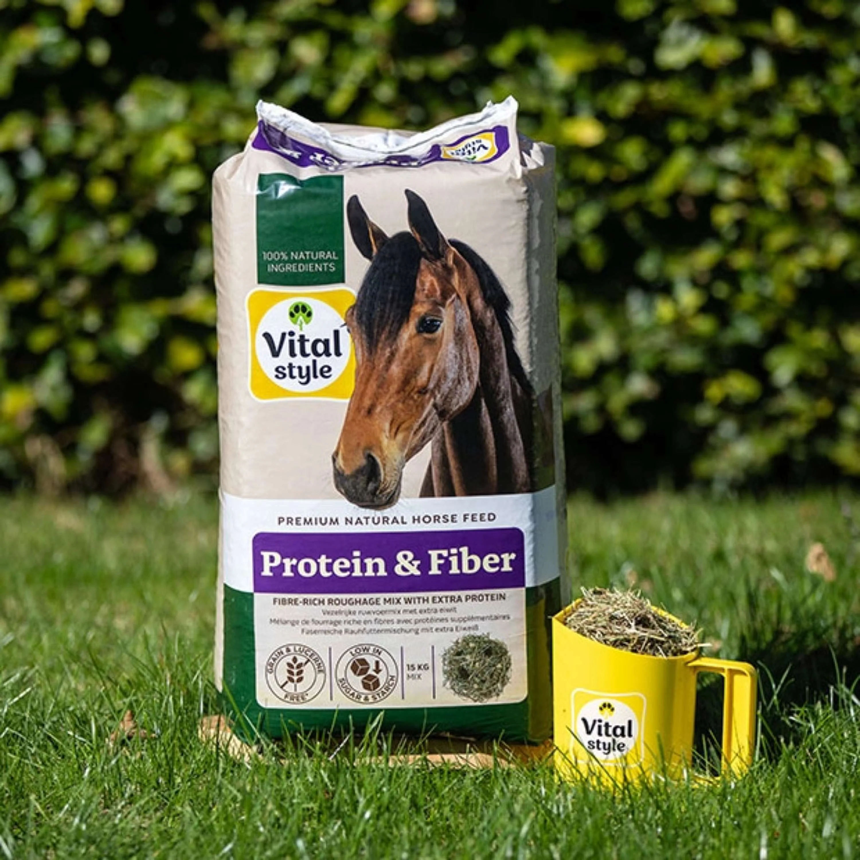 Vitalstyle Mélange de Fourrage Grossier Protein & Fiber - Image 2