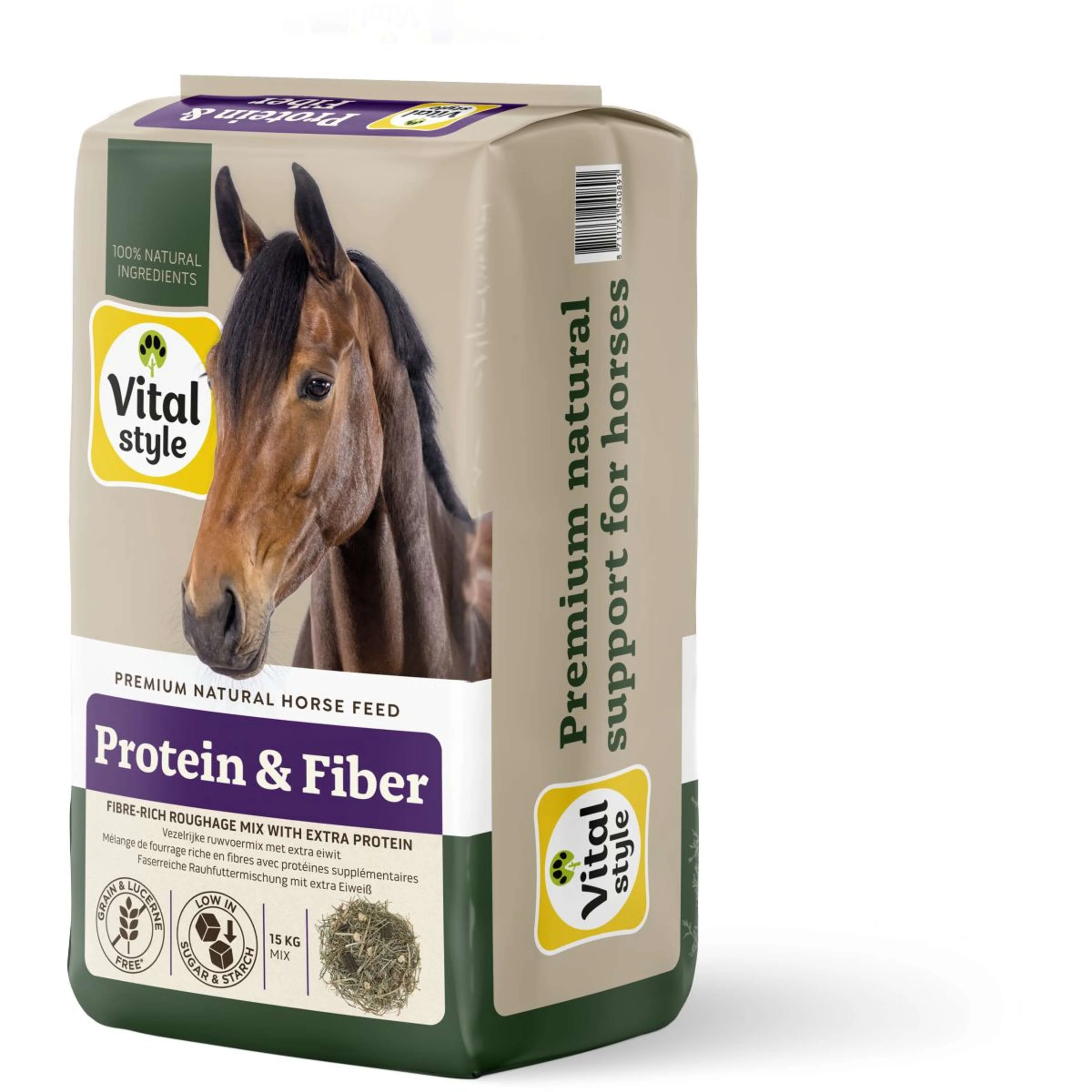 Vitalstyle Mélange de Fourrage Grossier Protein & Fiber - Image 3