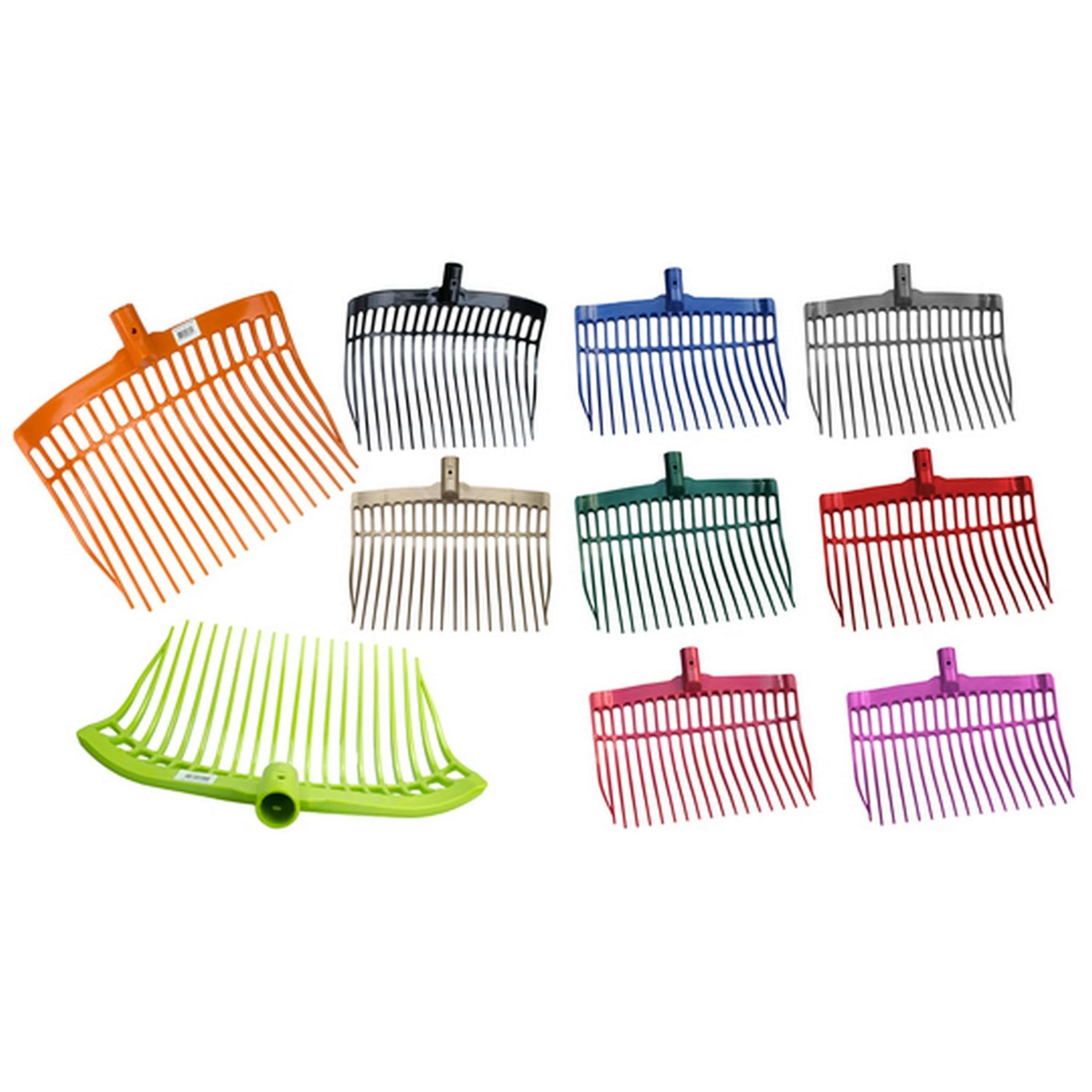 Vplast Fourche à Fumier Plastique sans Manche Gris - Image 2