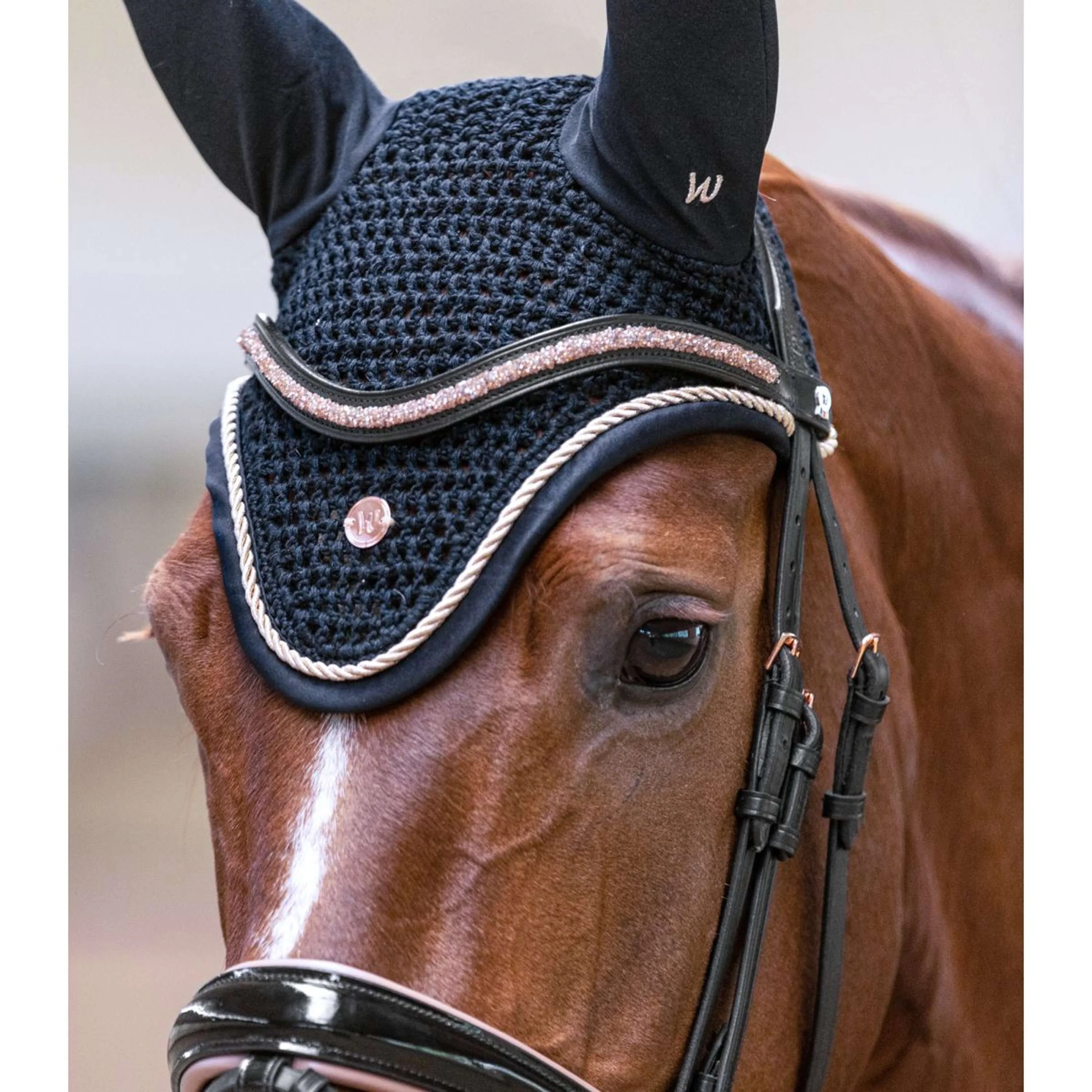 Waldhausen Bonnet Anti-Mouches Modern Rosé Nightblue - Image 2