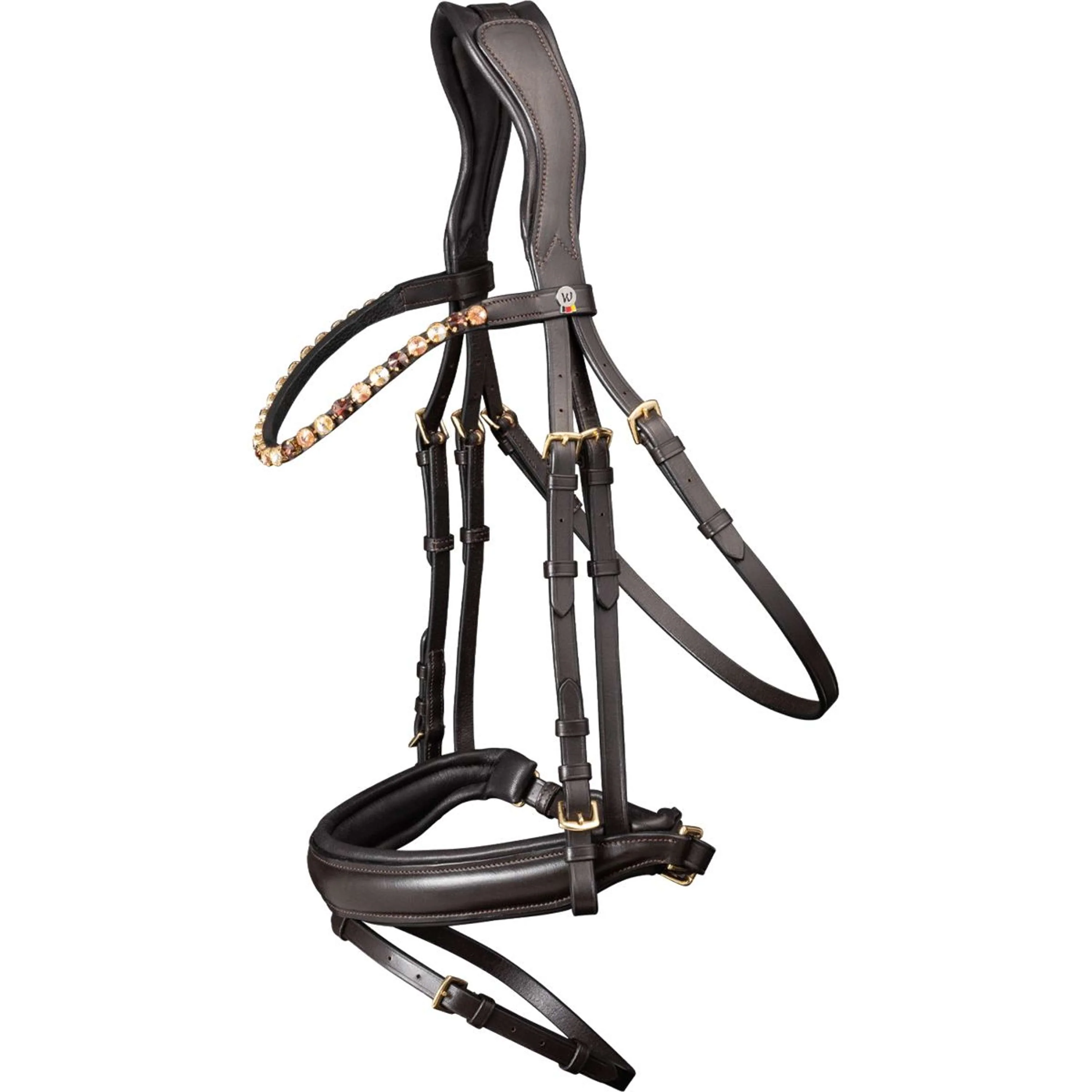 Waldhausen Bridon X-Line Goldheart Suédois Combiné Marron - Image 2