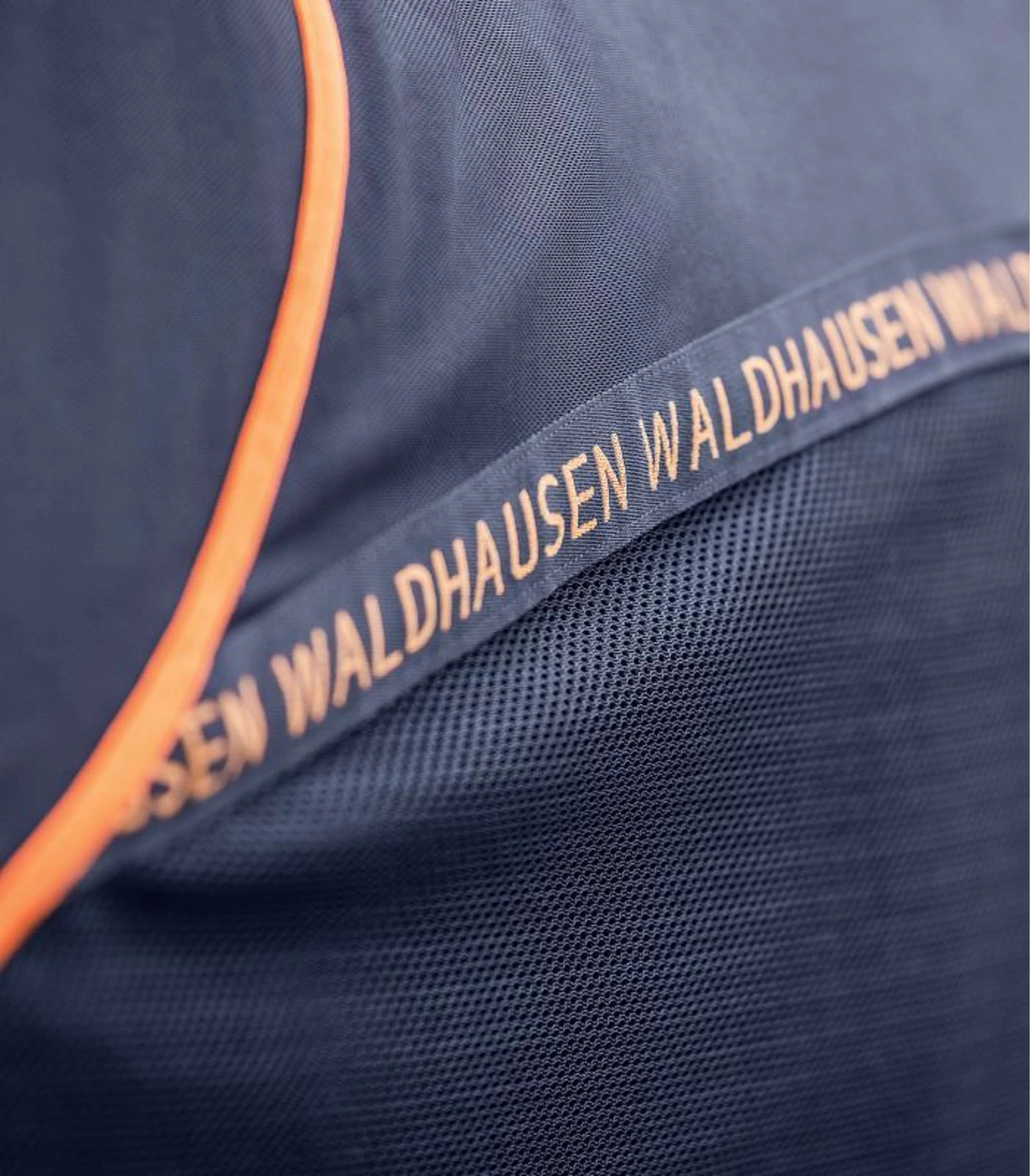 Waldhausen Cooler/Couverture Anti-Mouches Bleu nuit/orange - Image 2