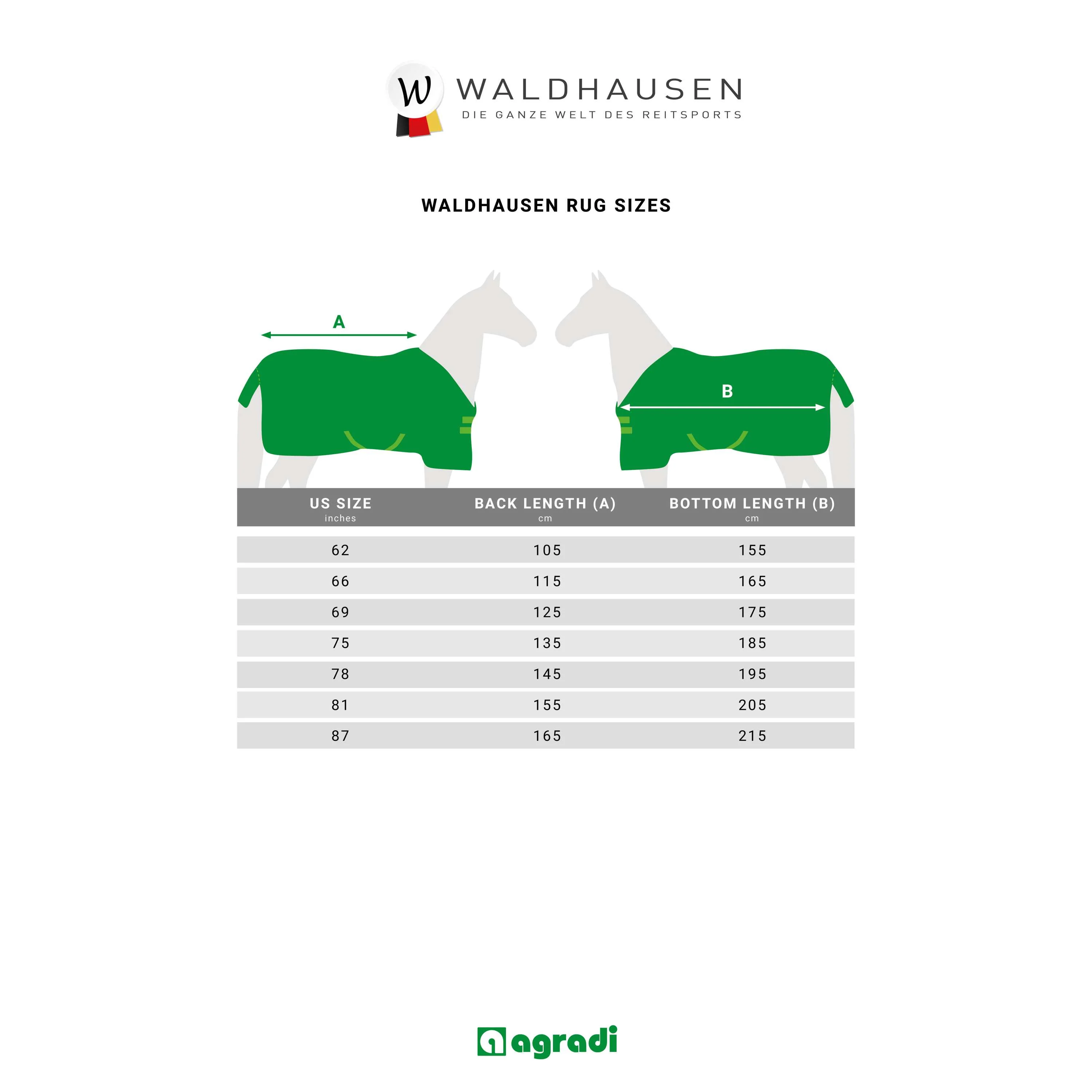 Waldhausen Couverture Anti-Mouches Comfort avec Sursangles Croisées Gris - Image 10