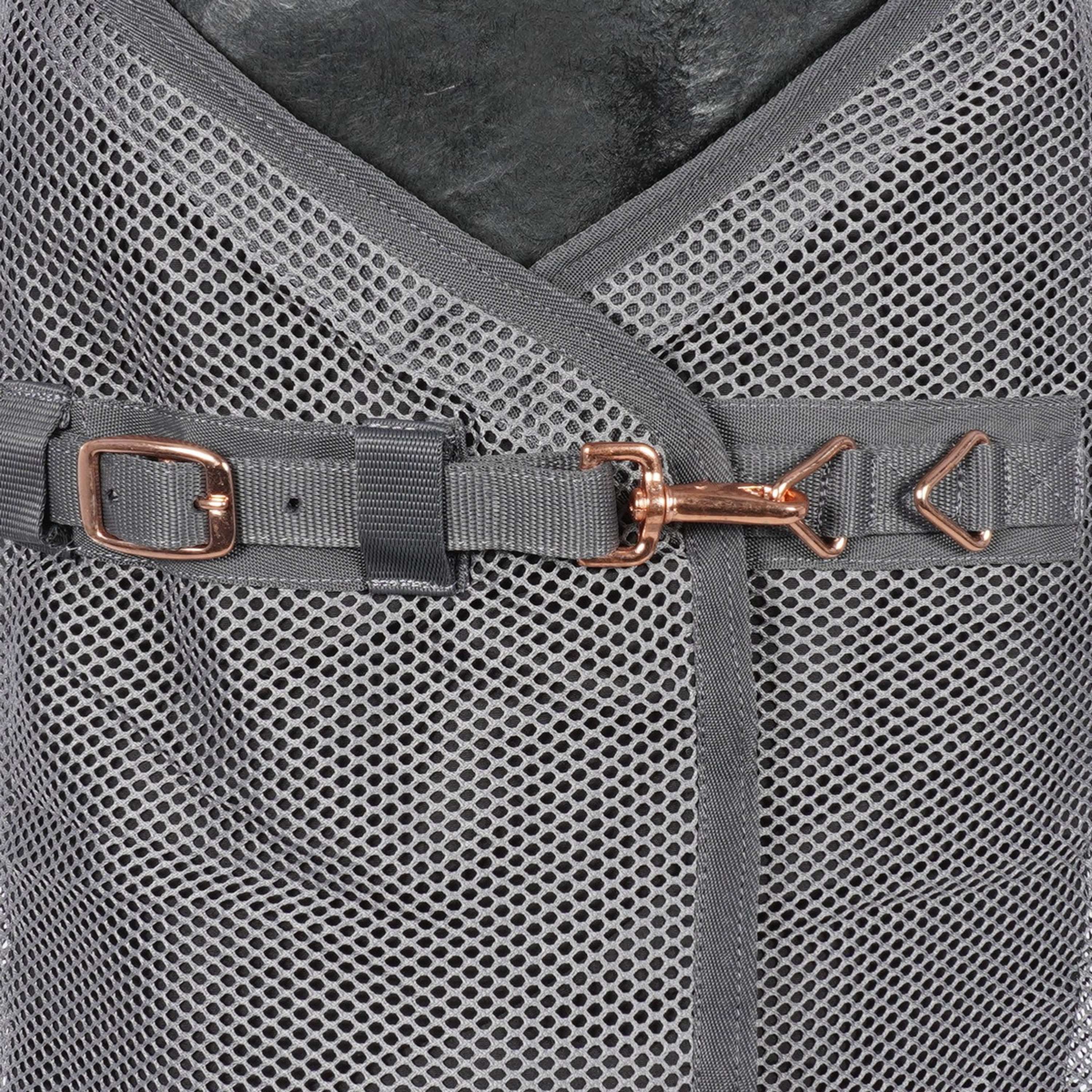 Waldhausen Couverture Anti-Mouches Comfort avec Sursangles Croisées Gris - Image 2