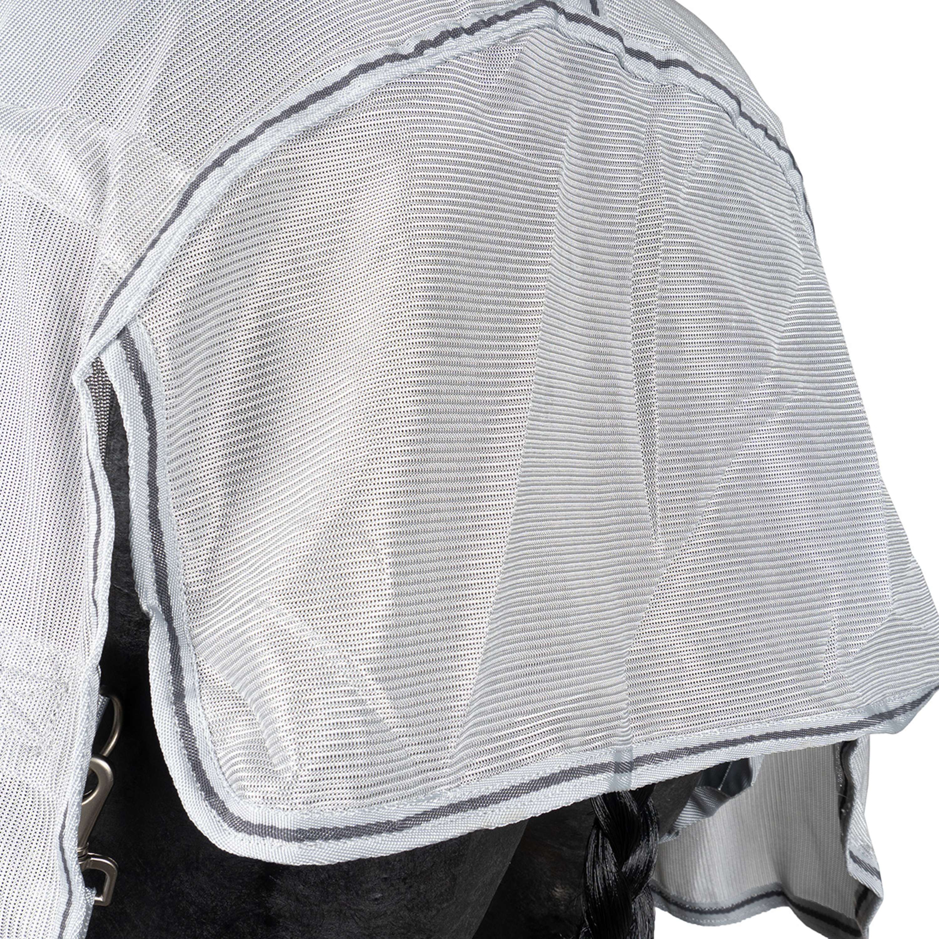 Waldhausen Couverture Anti-Mouches Protect avec Cou Indépendant Gris argenté/Gris - Image 16