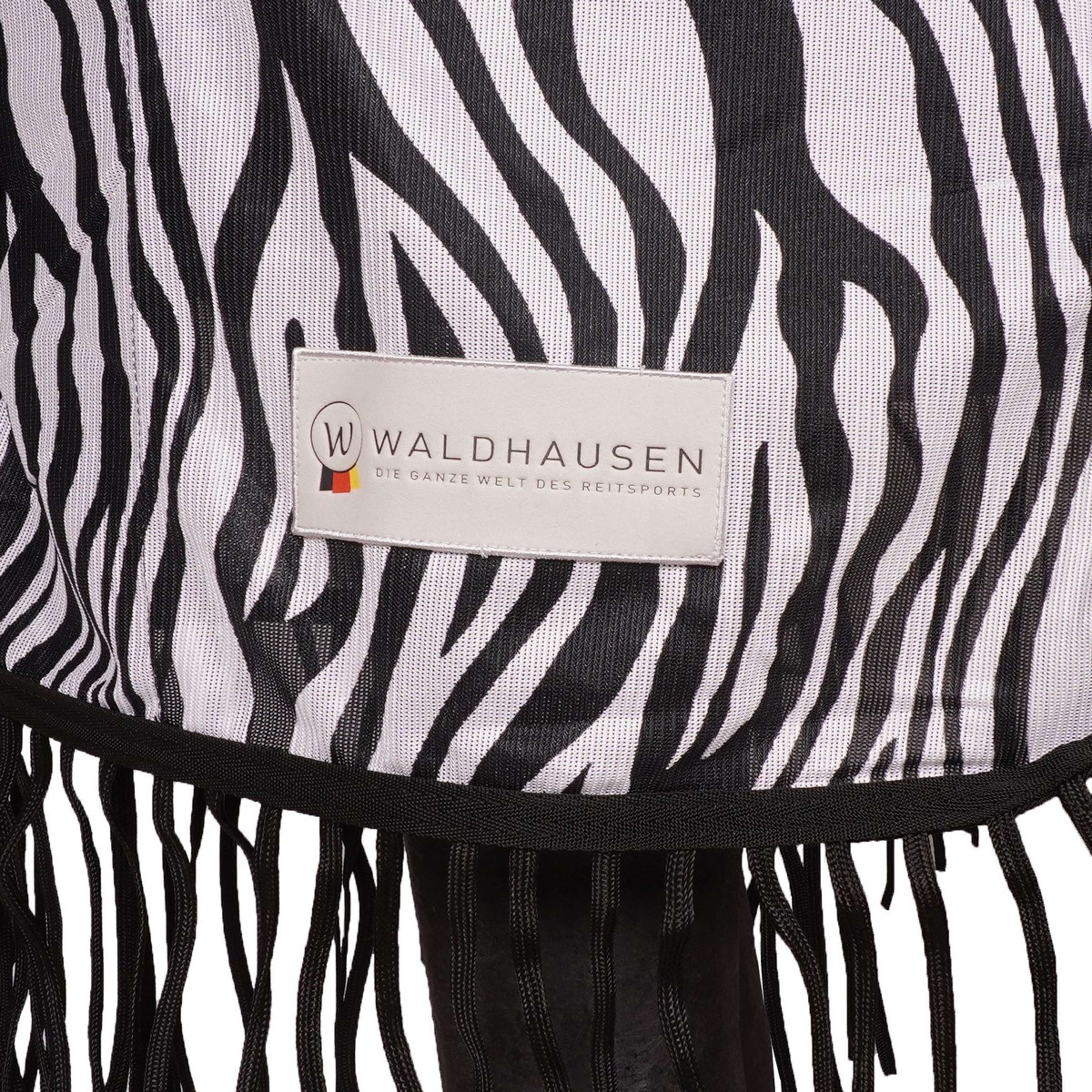 Waldhausen Couvre-reins Anti-Mouches Zebra avec Franges Zebra - Image 5