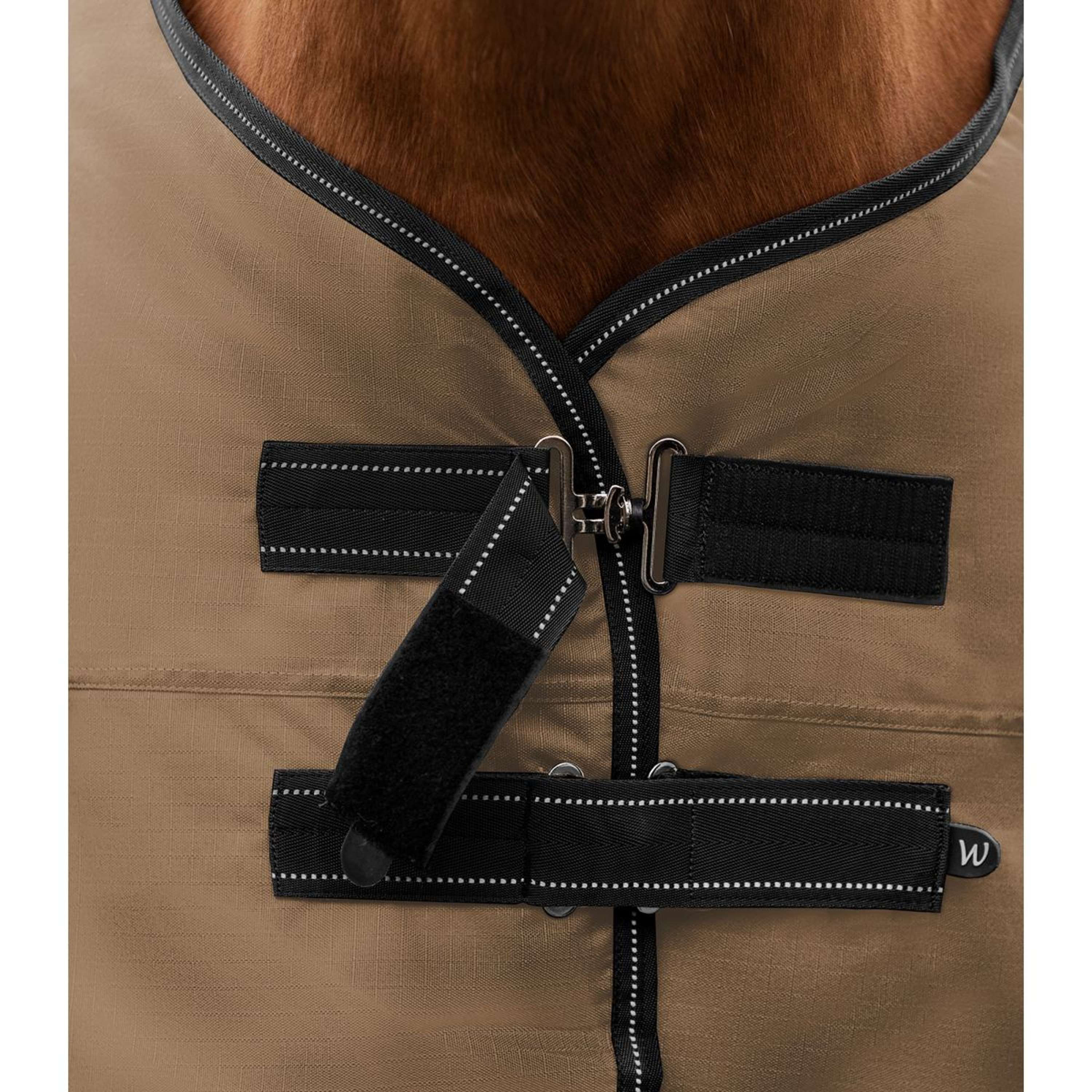 Waldhausen Couverture d'Extérieur Arctic 200g Cappuccino/Noir - Image 4