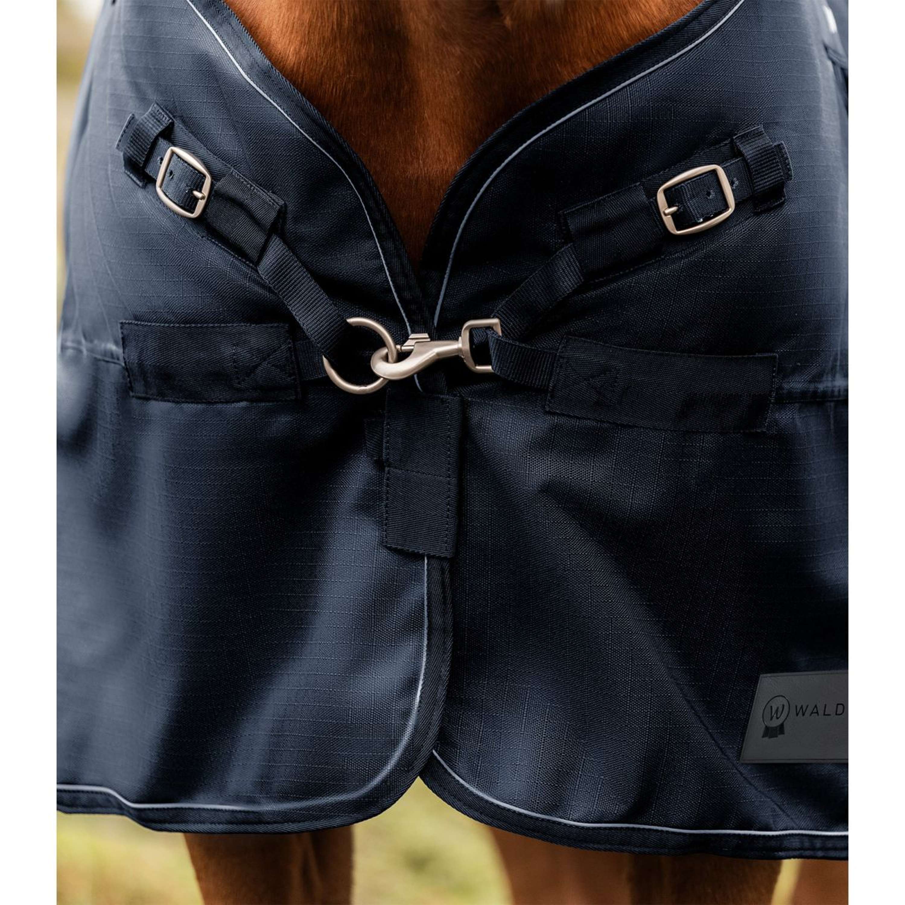 Waldhausen Couverture d'Extérieur Scandic High Neck 100g Bleu Nuit - Image 2