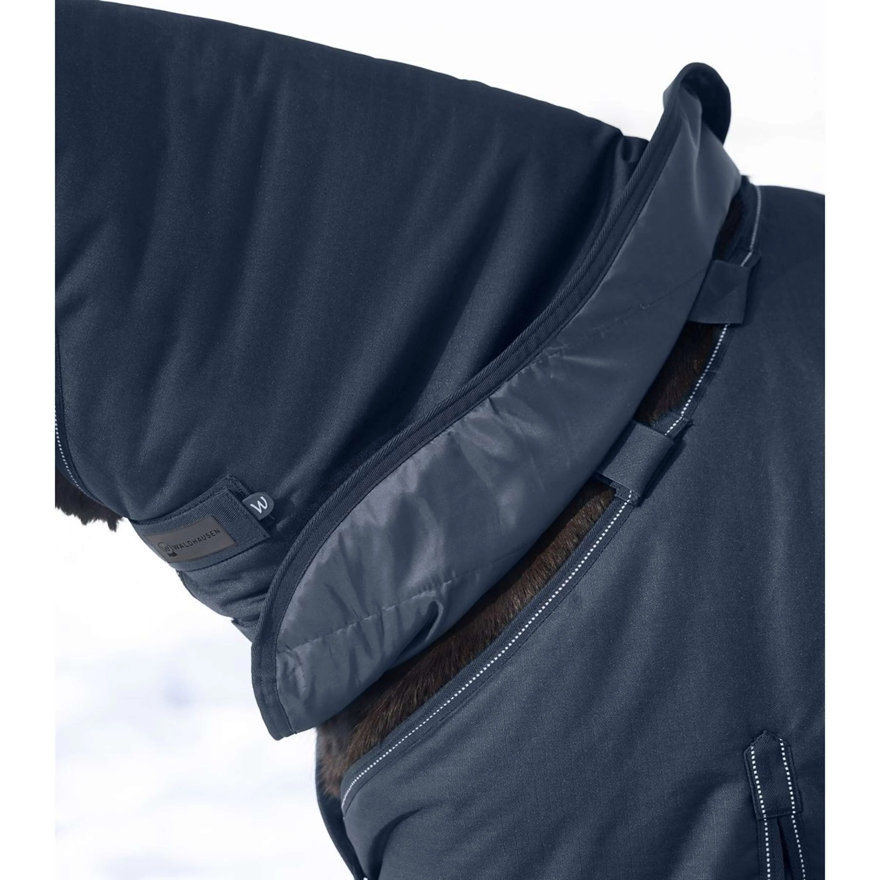 Waldhausen Couvre-Cou 600D 200g Bleu Nuit - Image 3