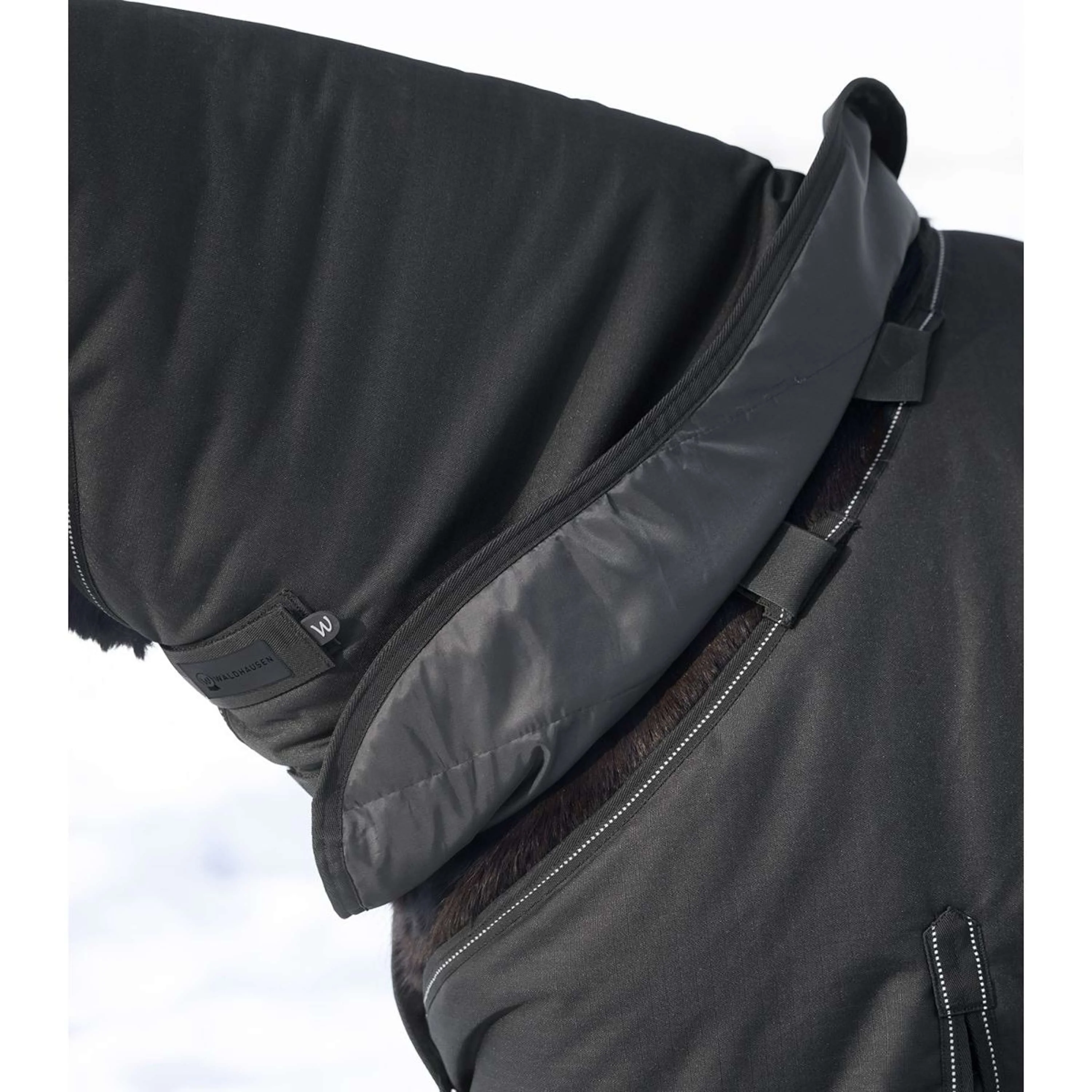 Waldhausen Couvre-Cou 600D Light Noir - Image 2