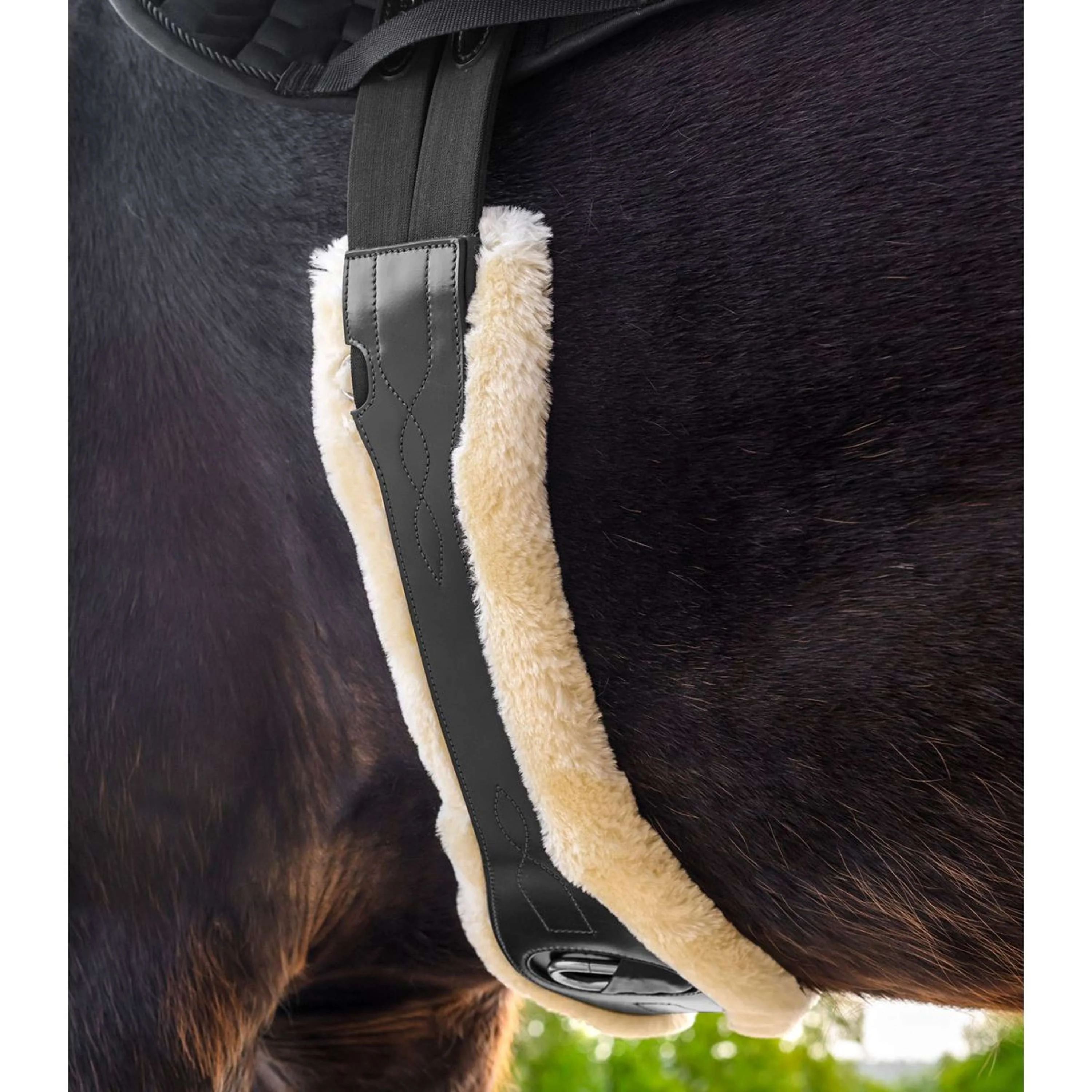 Waldhausen Sangle Leather ECO Wool Noir - Image 3