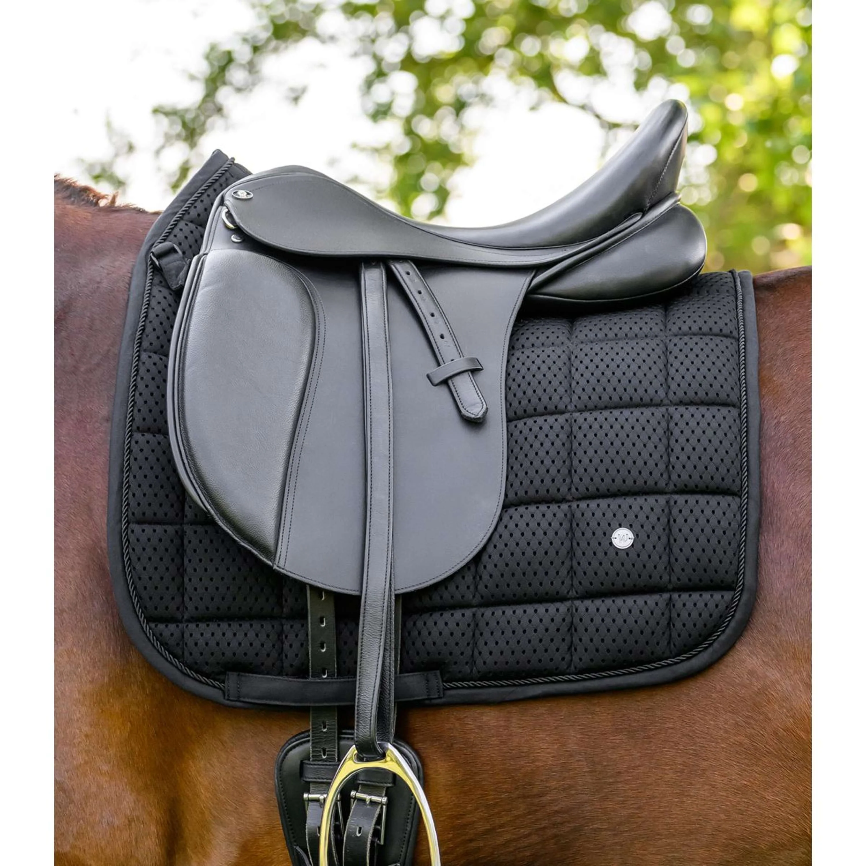 Waldhausen Tapis de Selle Breath Performance Dressage Noir - Image 2