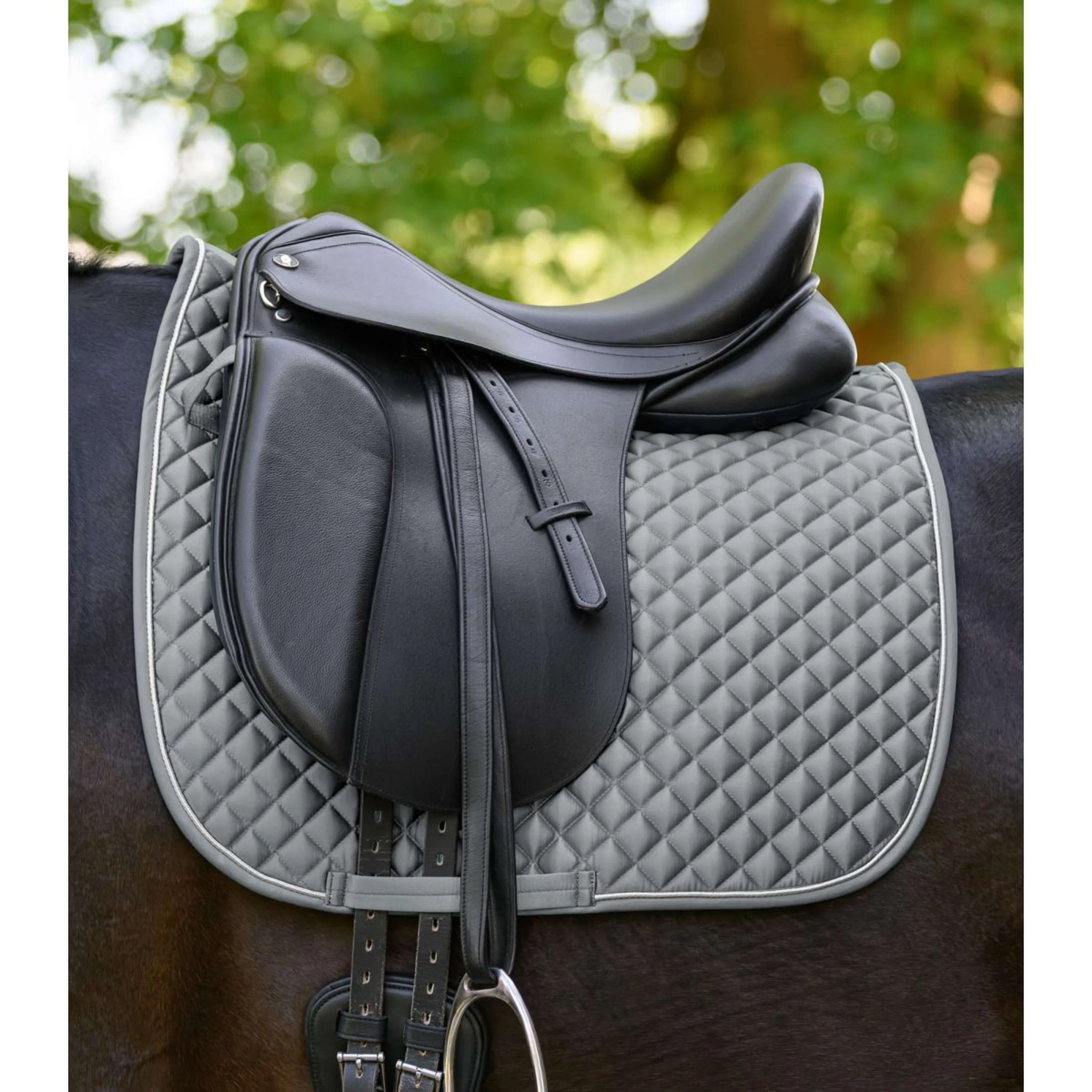 Waldhausen Tapis de Selle Felix Glam Dressage Chrome Grey - Image 2