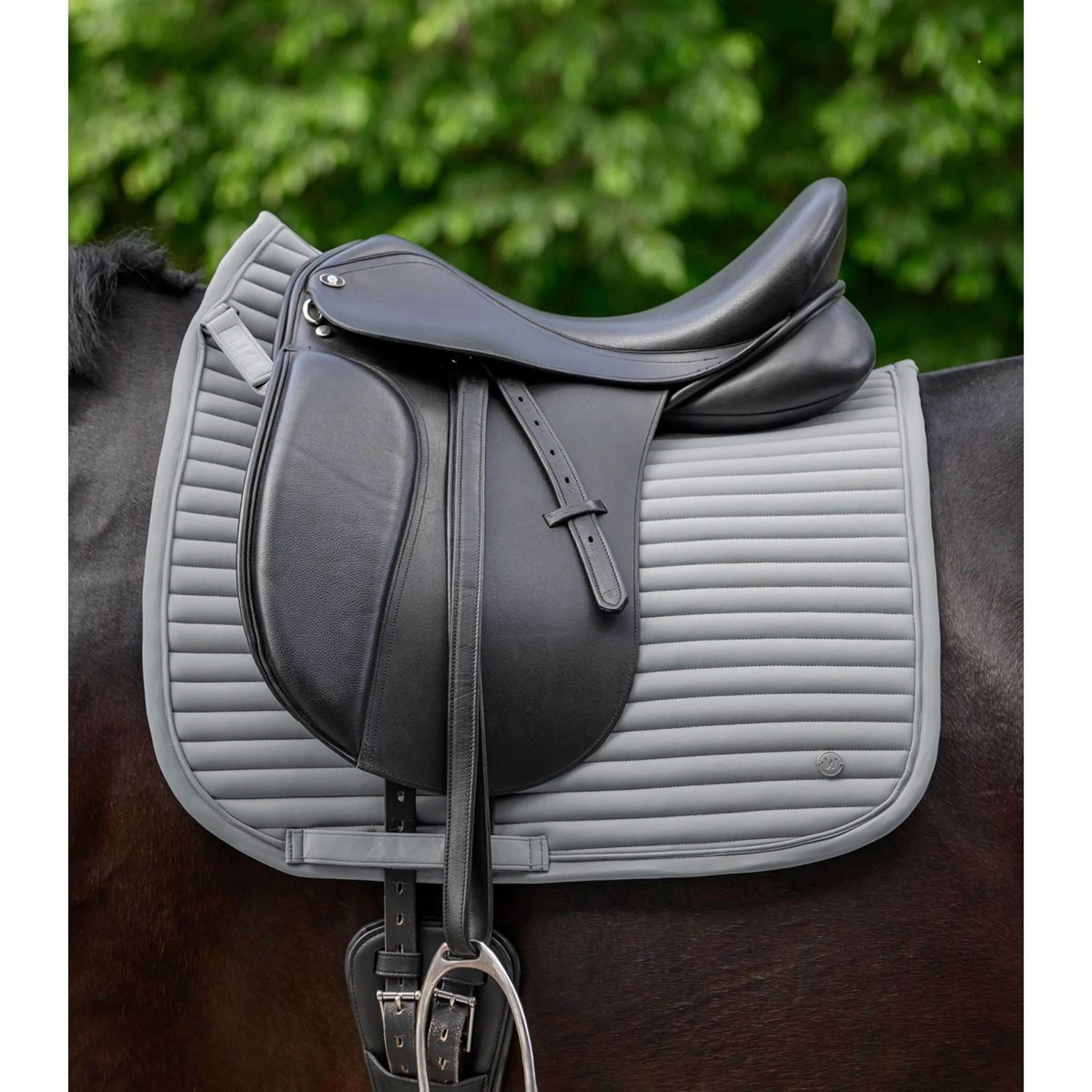 Waldhausen Tapis de Selle Trinidad Dressage Chrome Grey - Image 2