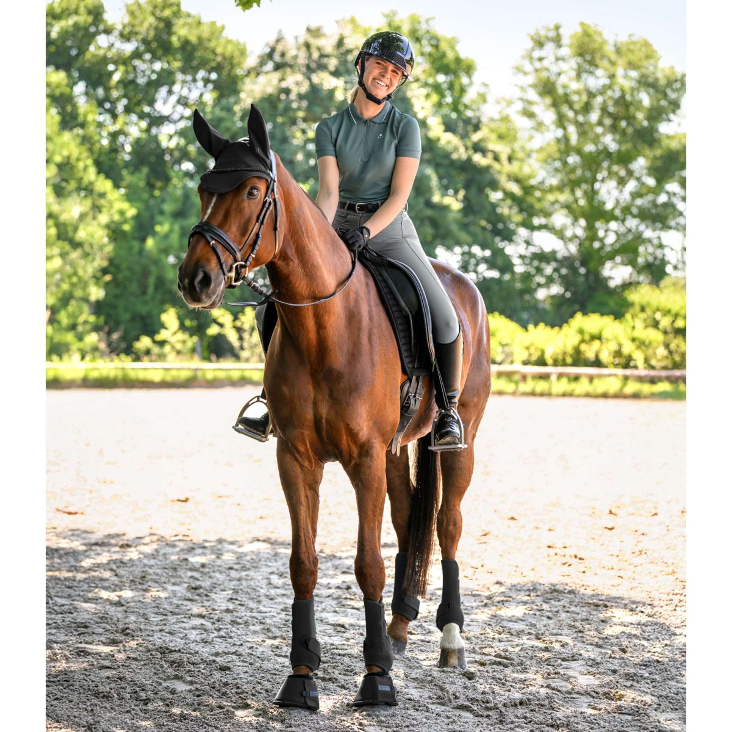 Waldhausen Tapis de Selle Trinidad Dressage Noir - Image 5