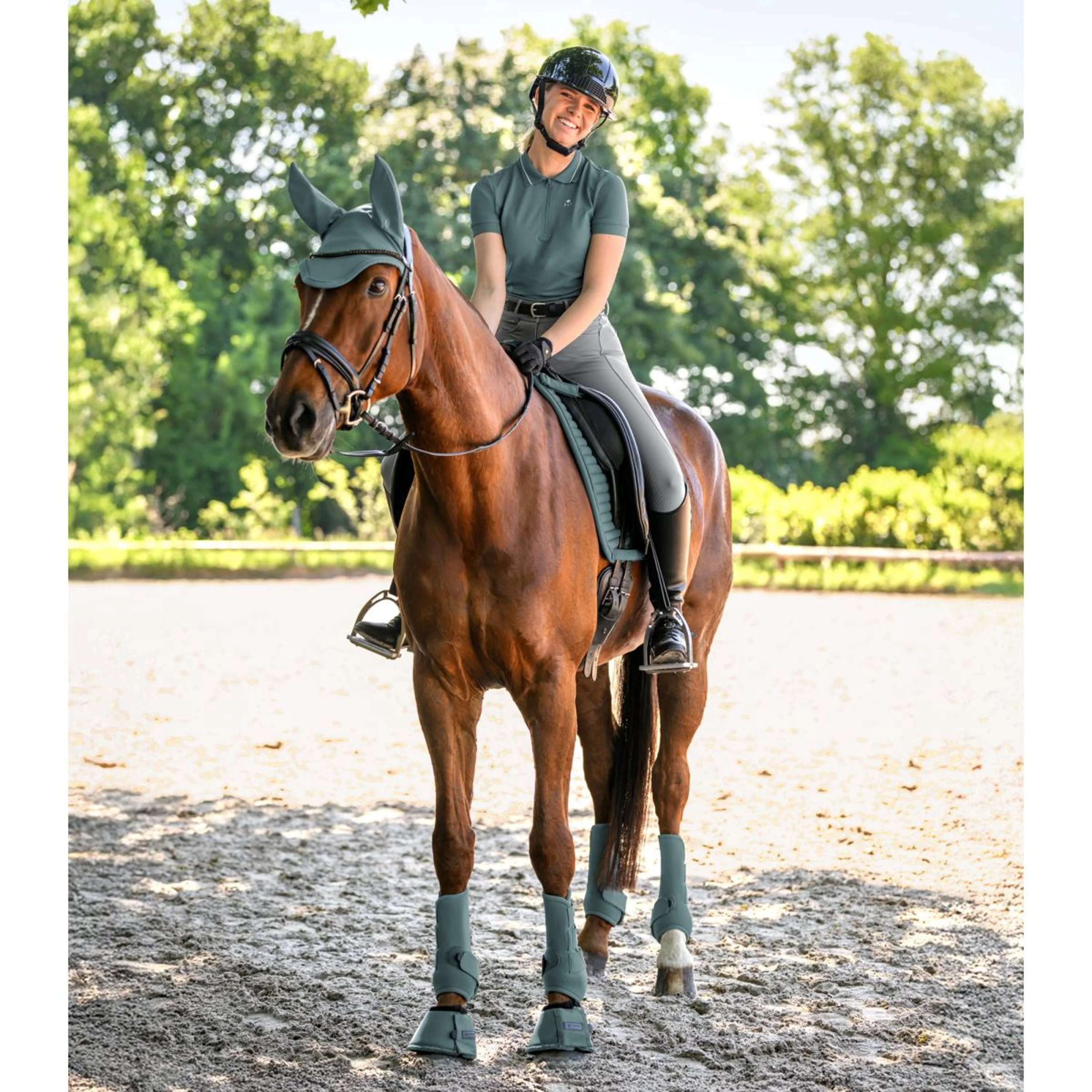 Waldhausen Tapis de Selle Trinidad Dressage Pine Green - Image 2