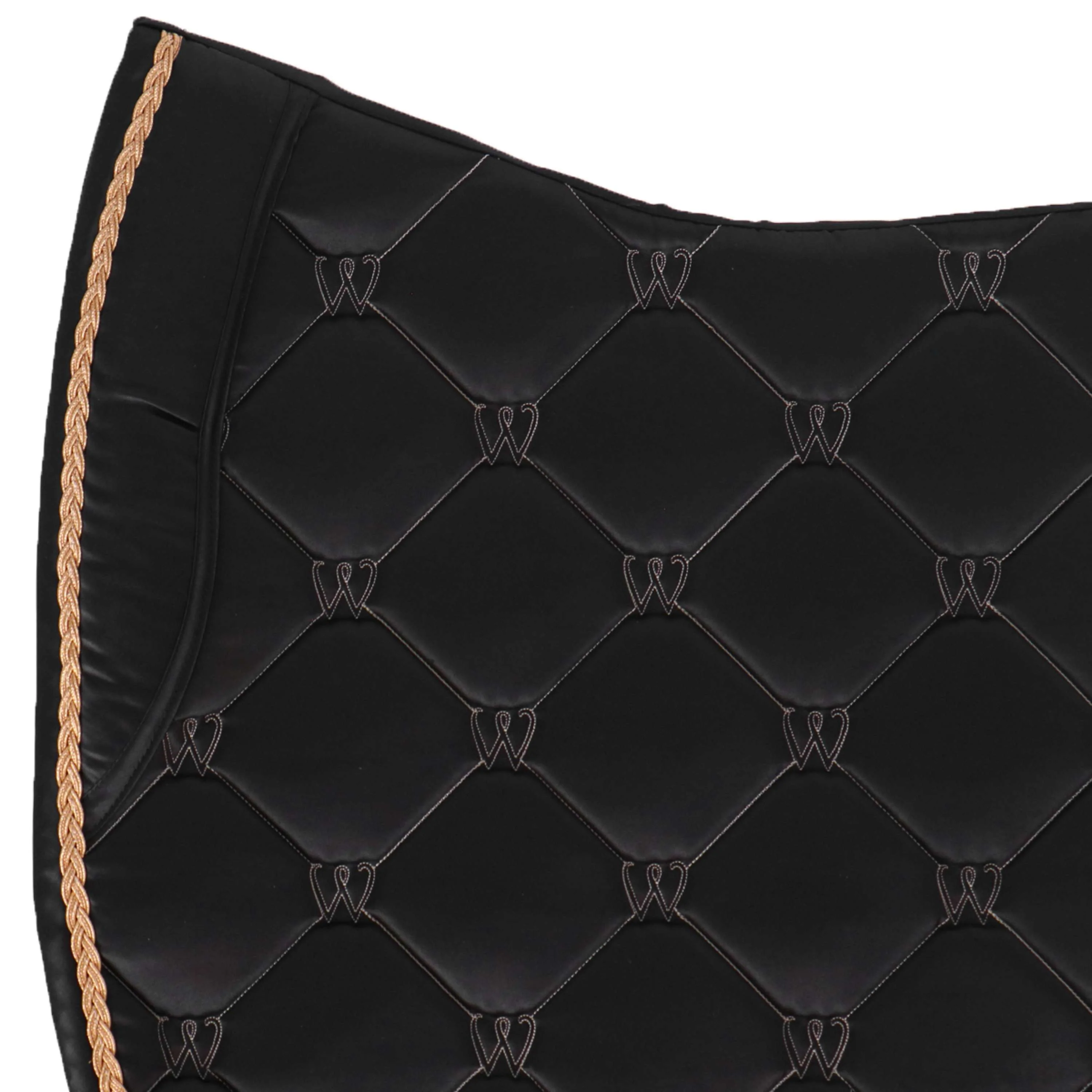 Waldhausen Tapis de Selle Valencia Dressage Noir/Or rose - Image 3