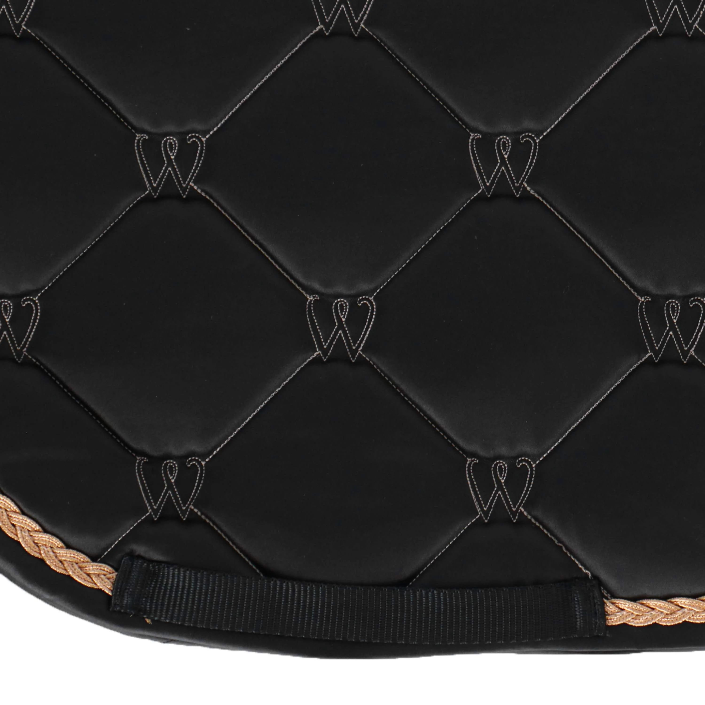 Waldhausen Tapis de Selle Valencia Dressage Noir/Or rose - Image 4