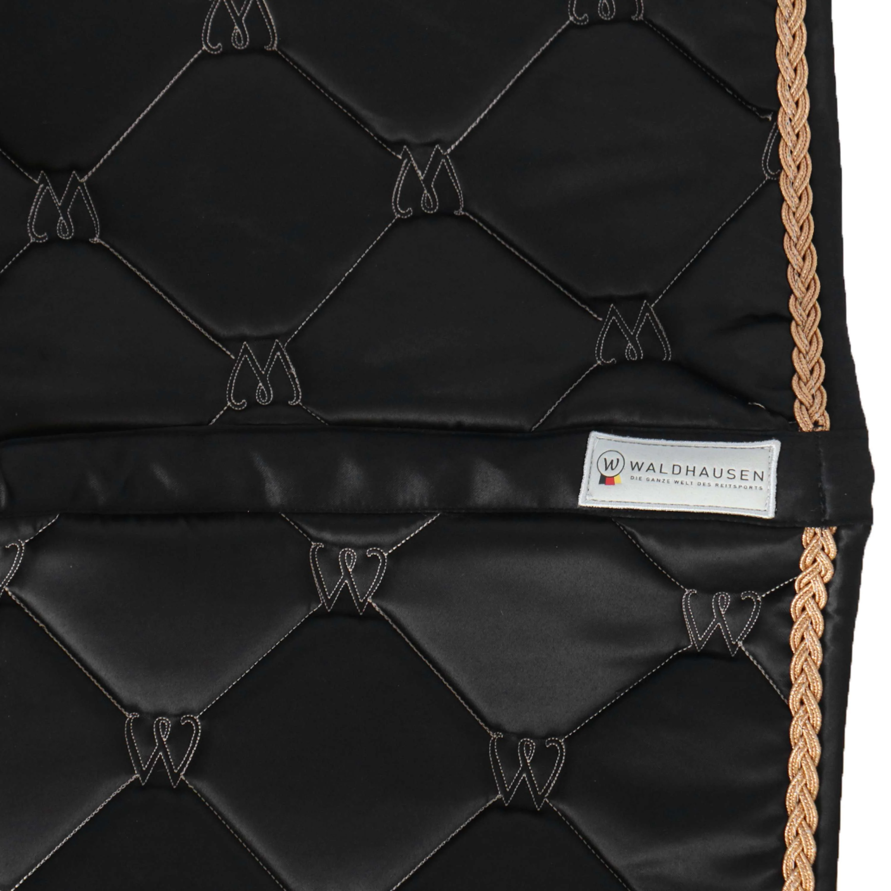 Waldhausen Tapis de Selle Valencia Dressage Noir/Or rose - Image 5