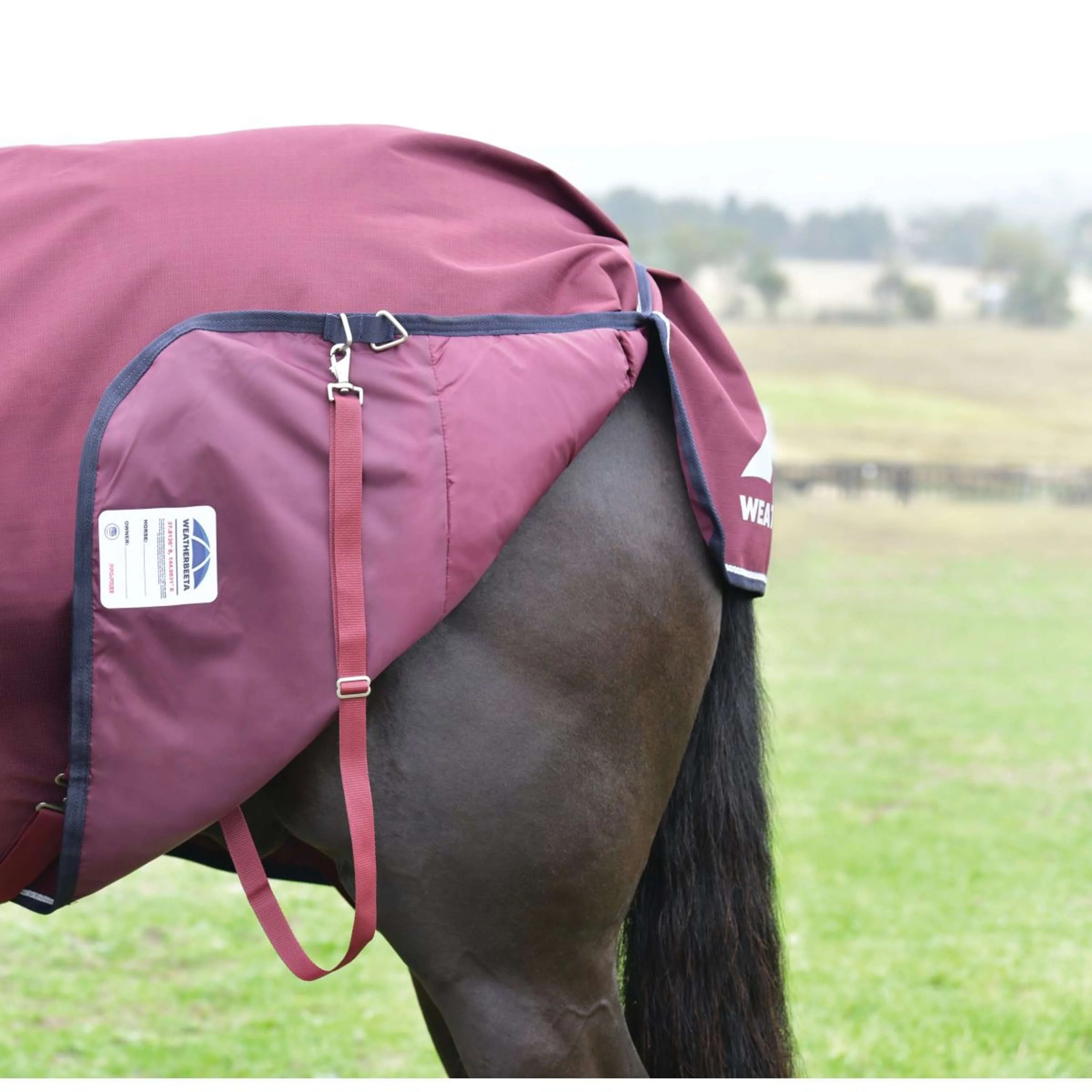 WeatherBeeta ComFiTec Essential Turnout 220g Bourgogne/Marine - Image 10