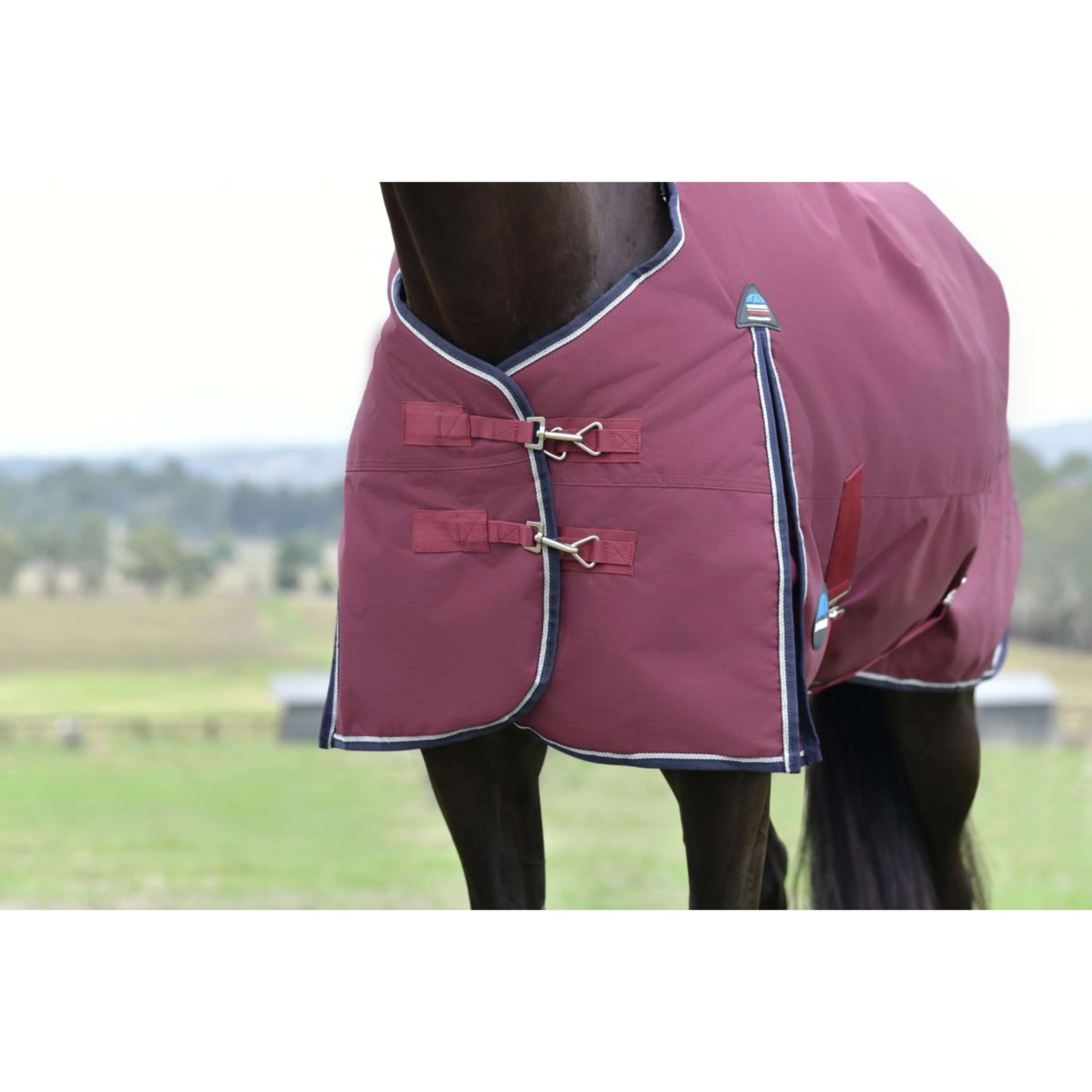 WeatherBeeta ComFiTec Essential Turnout 220g Bourgogne/Marine - Image 3