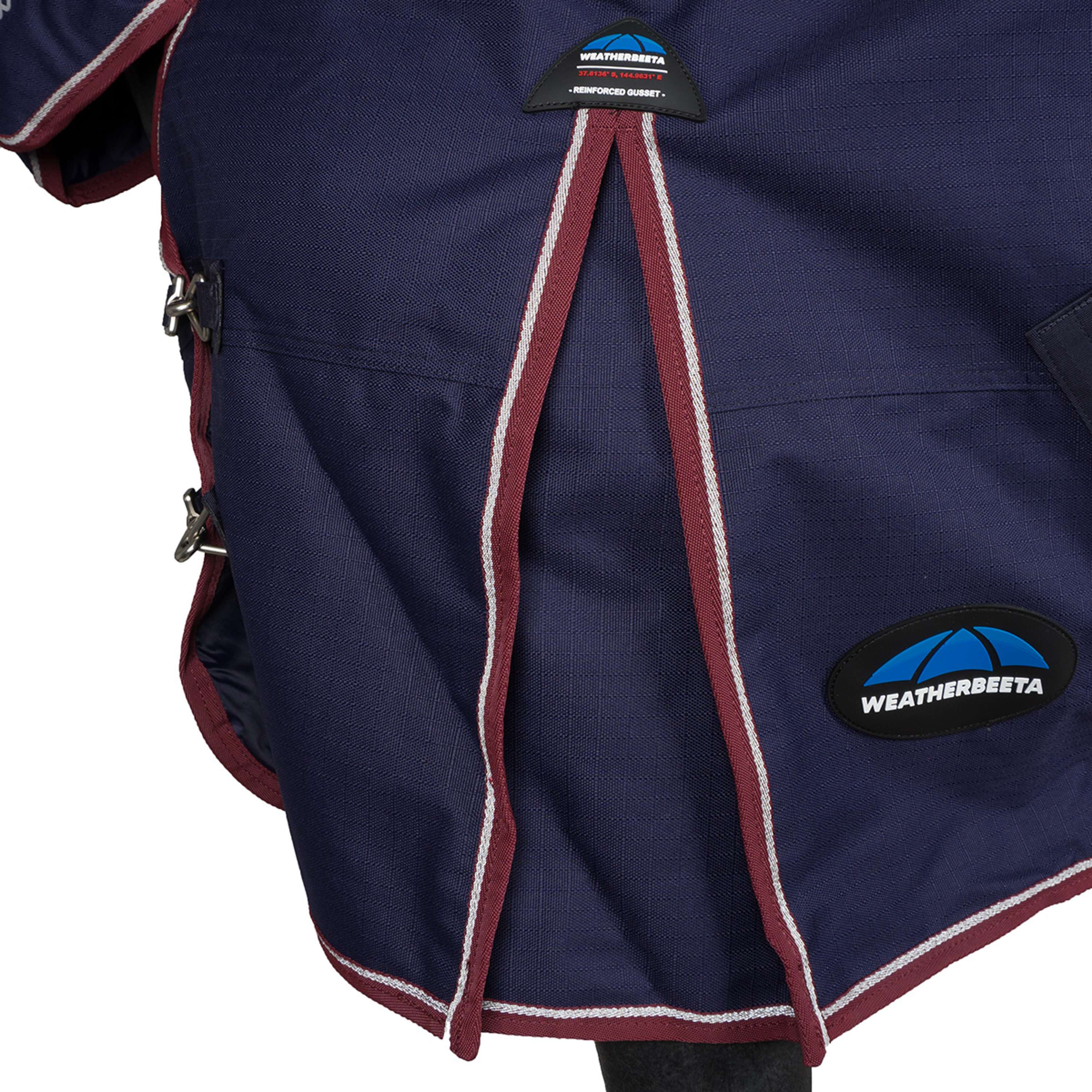 WeatherBeeta ComFiTec Essential Turnout Combo 220g Marine/Bordeaux - Image 16
