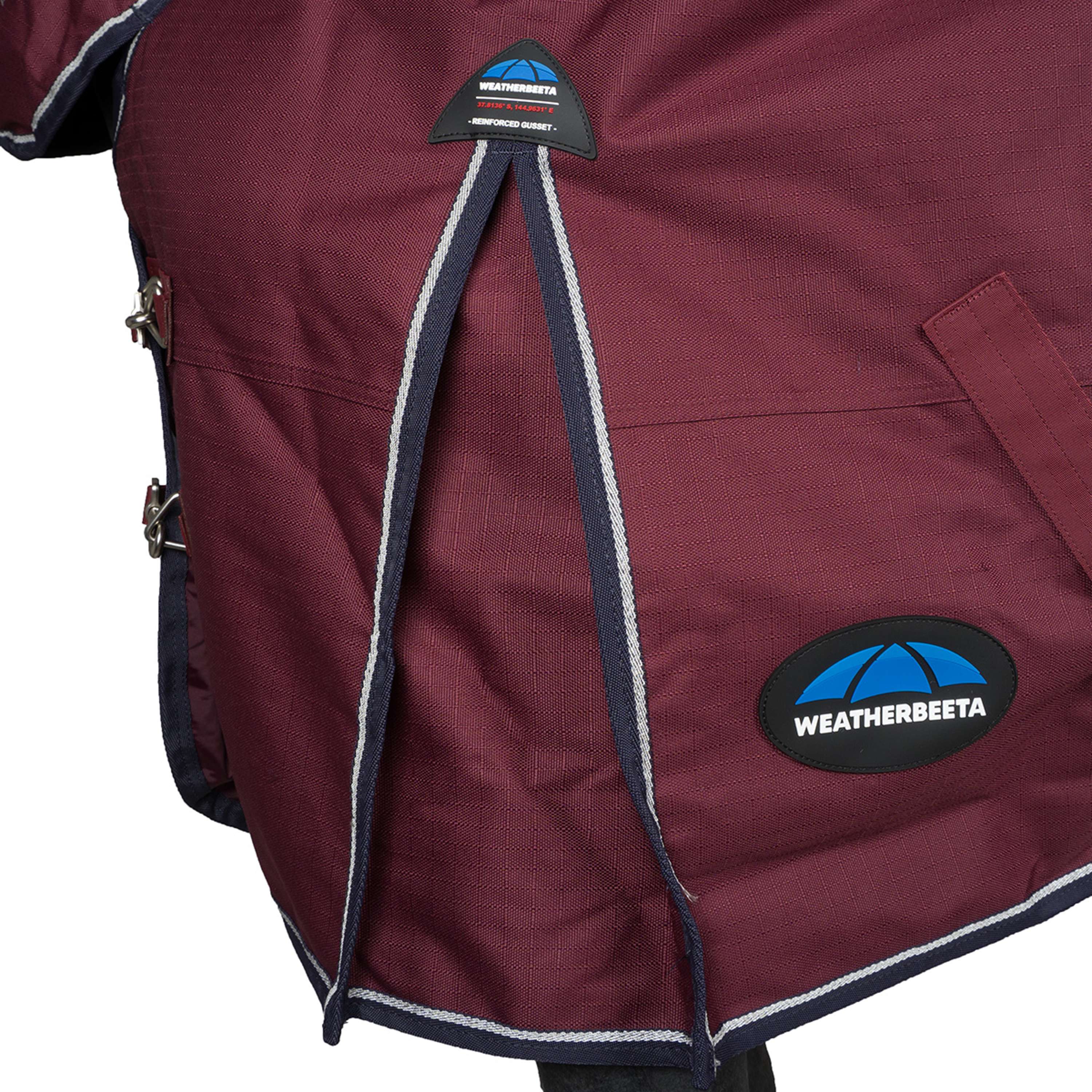 WeatherBeeta ComFiTec Essential Turnout Combo 220g Bourgogne/Marine - Image 15