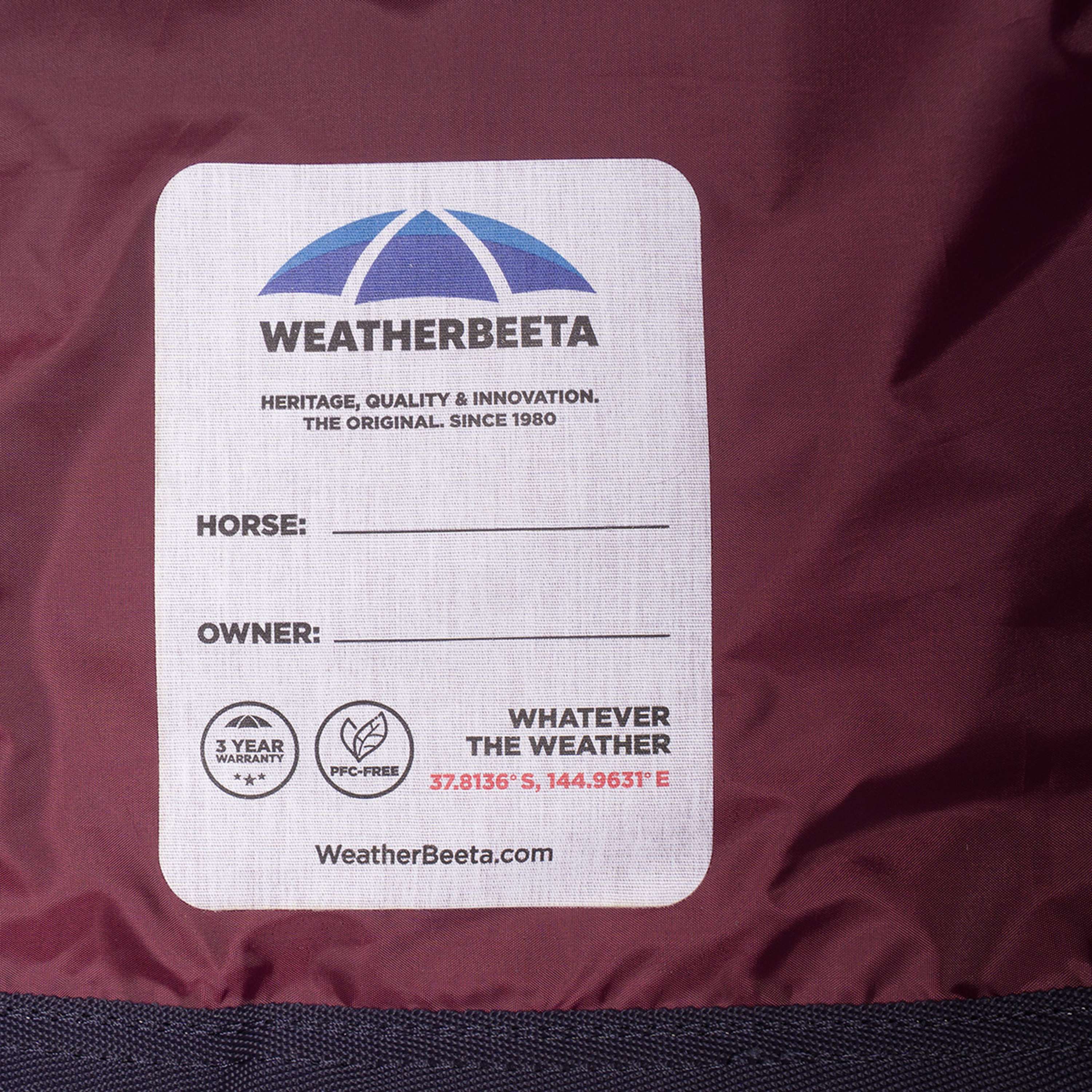 WeatherBeeta ComFiTec Essential Turnout Combo 220g Bourgogne/Marine - Image 21