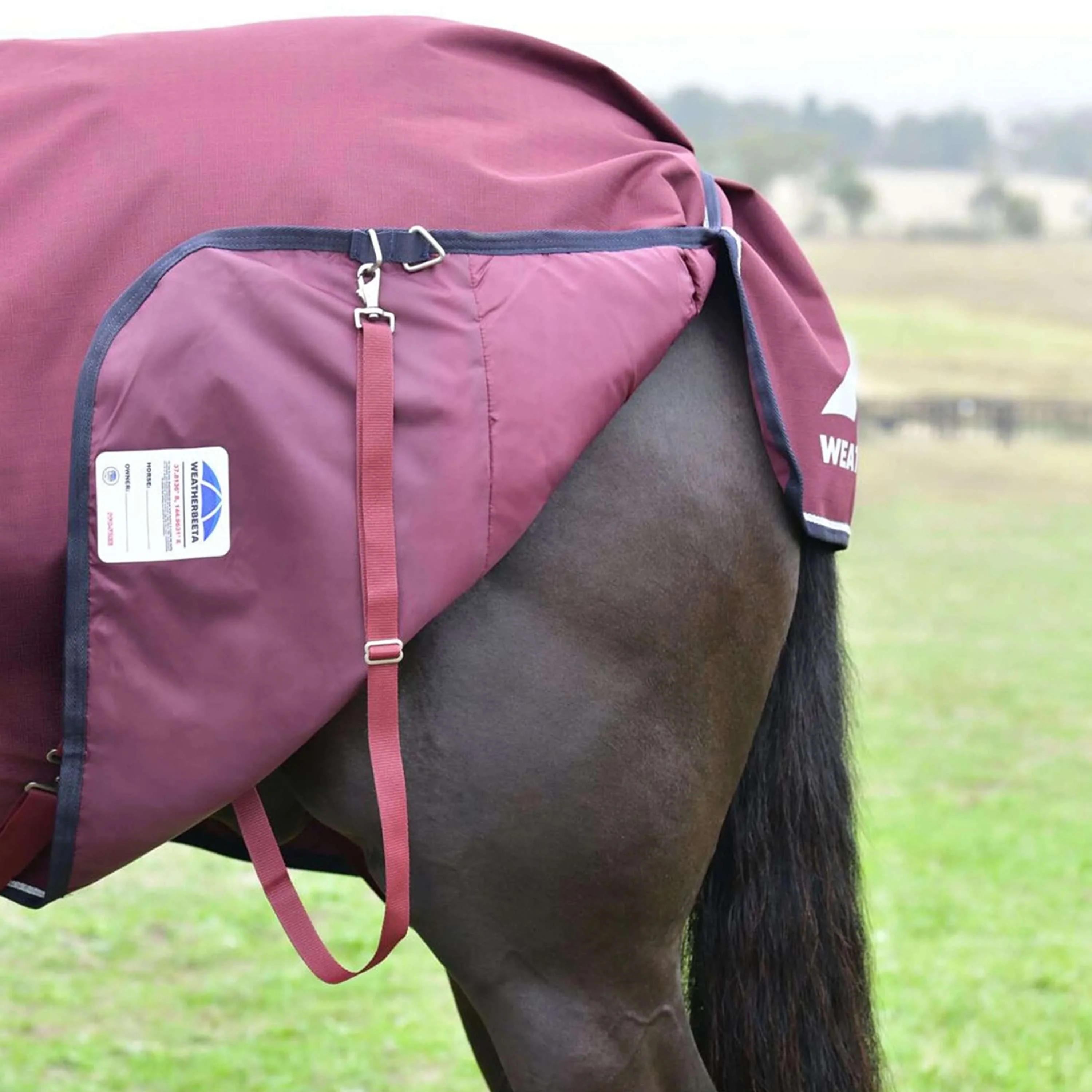 WeatherBeeta ComFiTec Essential Turnout Combo 220g Bourgogne/Marine - Image 9