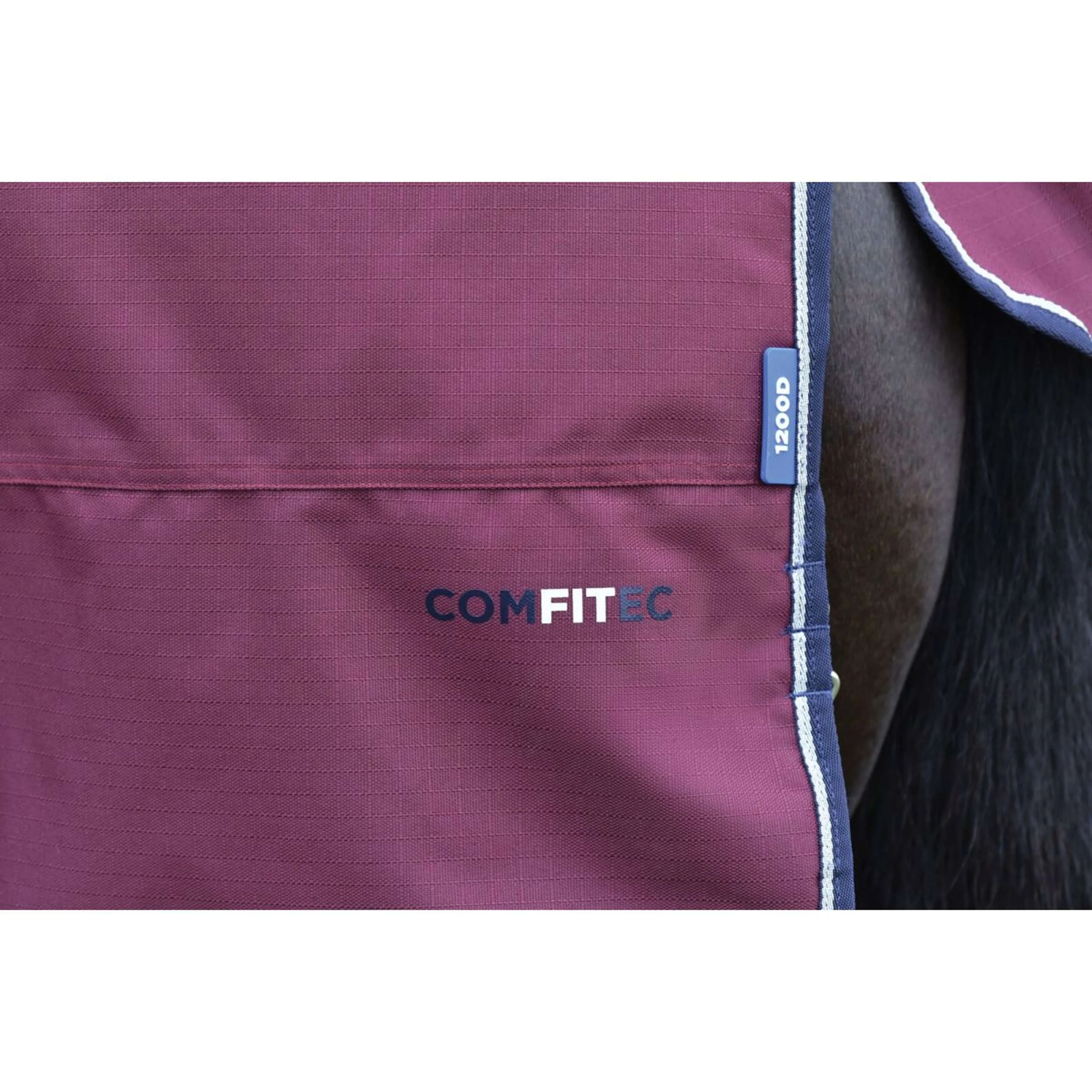 WeatherBeeta ComFiTec Essential Turnout Detach-A-Neck 220g Bourgogne/Marine - Image 10