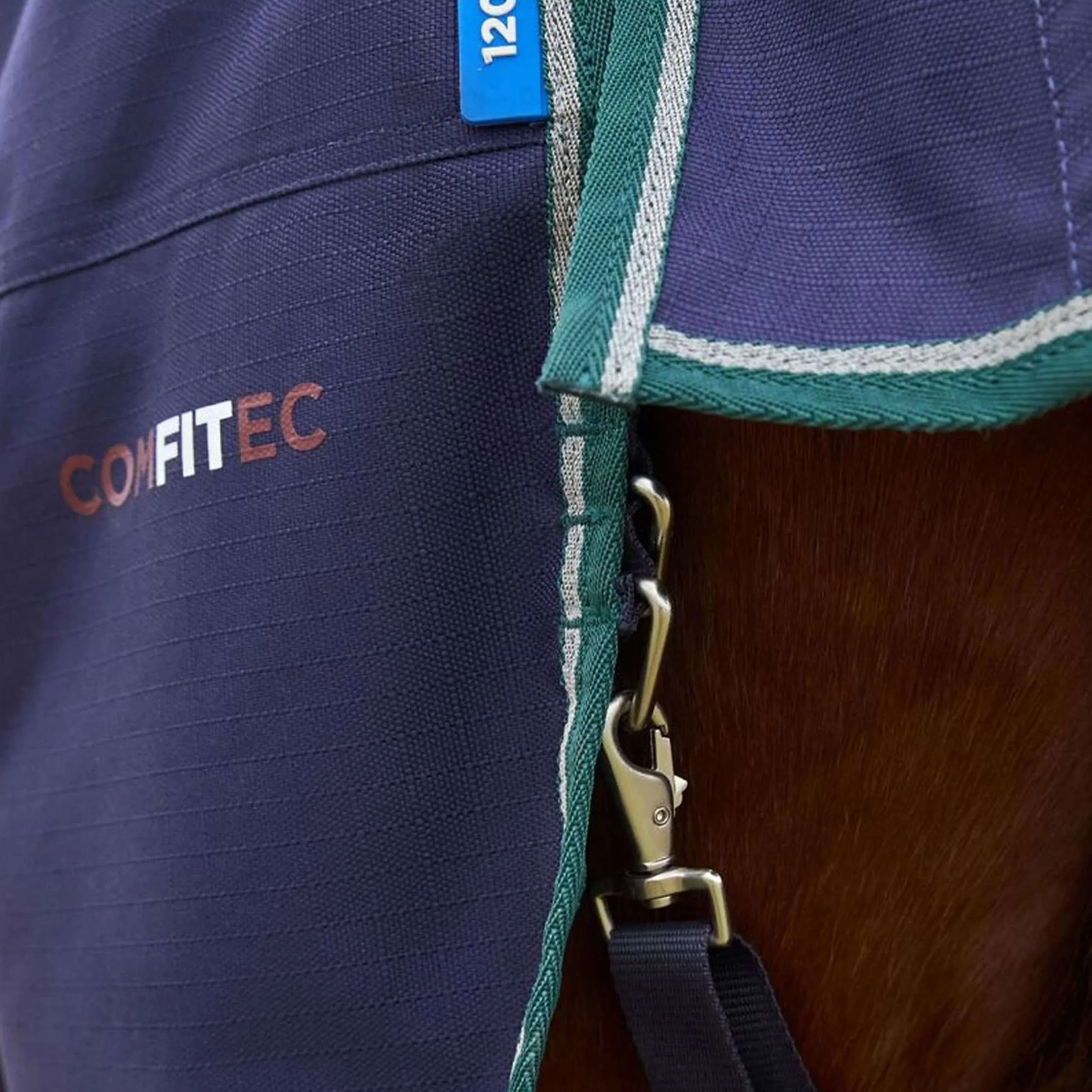 WeatherBeeta ComFiTec Plus Dynamic Turnout 100g Navy/Forest Green - Image 7