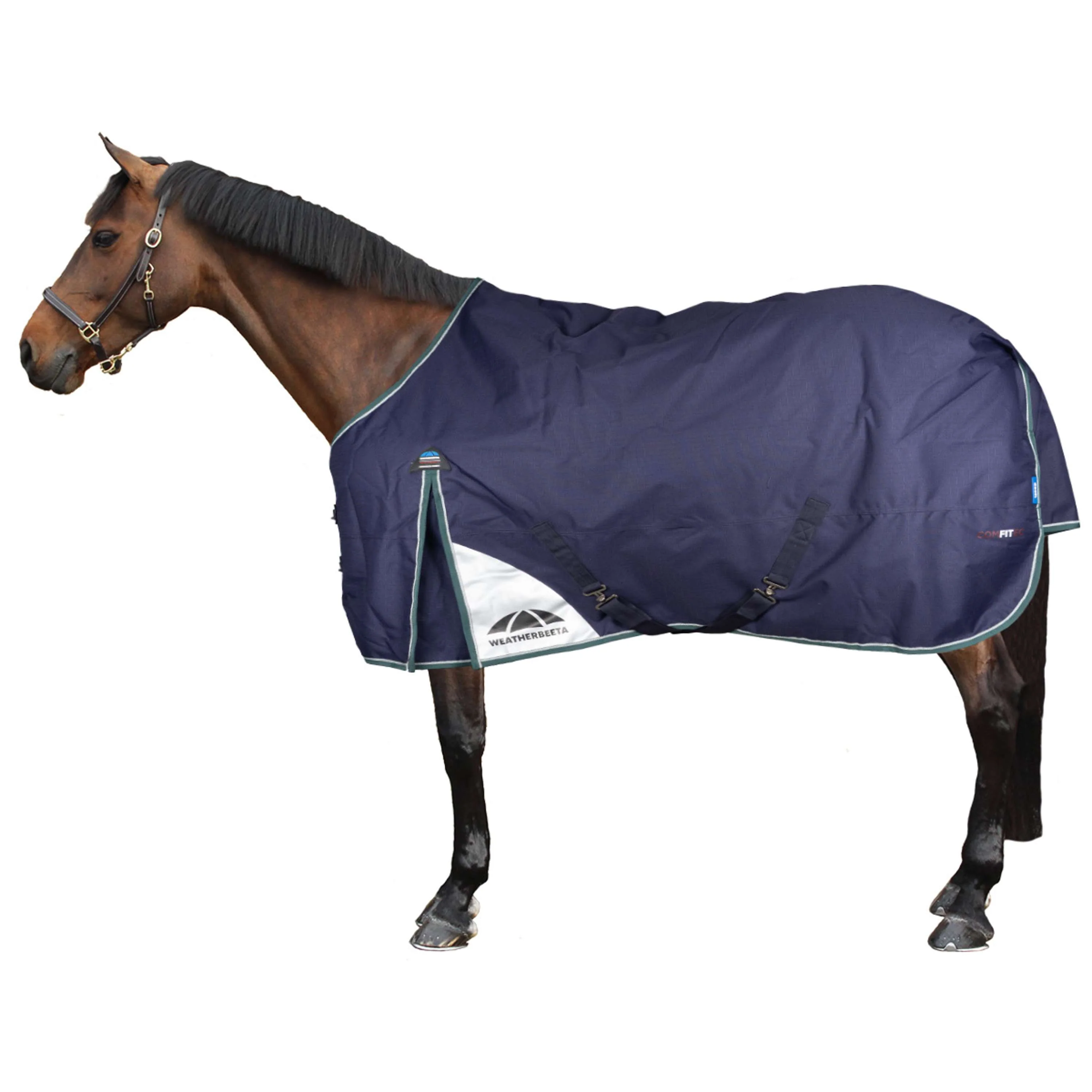 WeatherBeeta ComFiTec Plus Dynamic Turnout Detach-A-Neck 0g Navy/Forest Green - Image 3