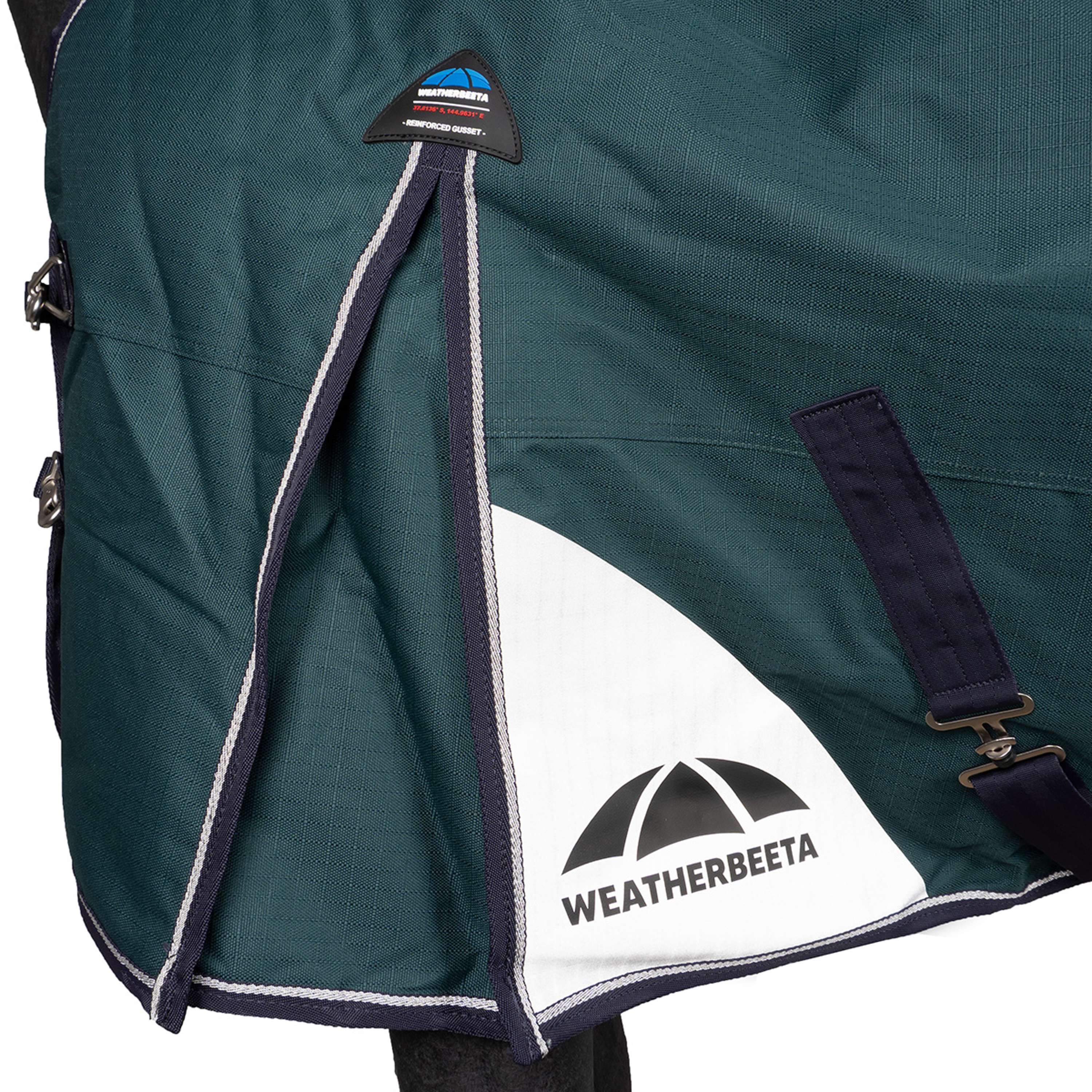 WeatherBeeta ComFiTec Plus Dynamic Turnout High Neck 100g Forest Green/Navy - Image 13