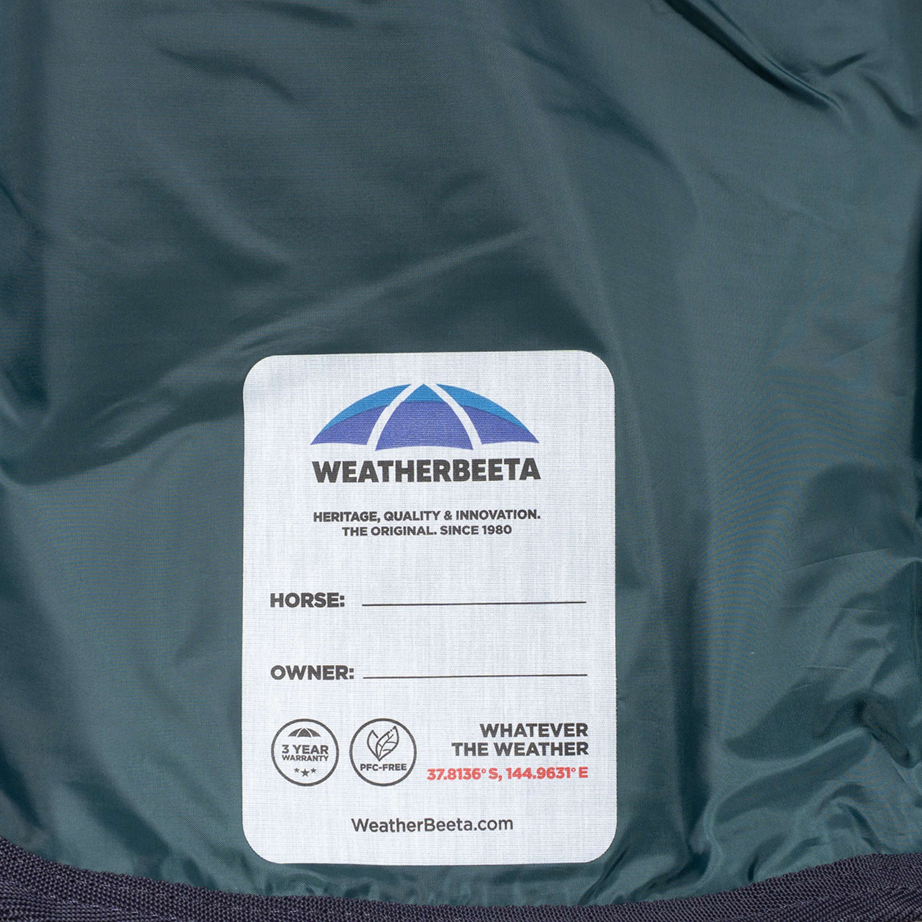 WeatherBeeta ComFiTec Plus Dynamic Turnout High Neck 100g Forest Green/Navy - Image 19