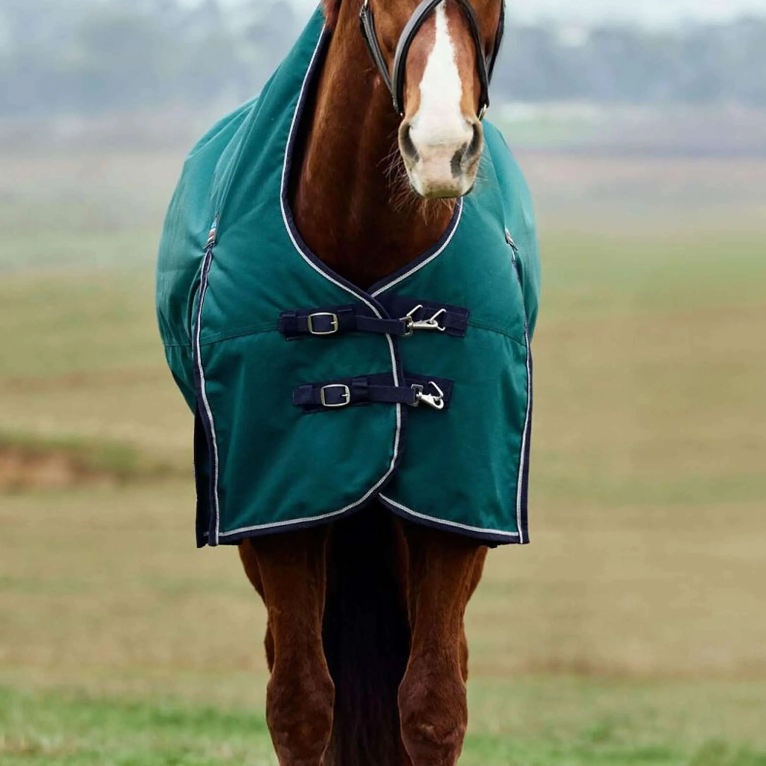 WeatherBeeta ComFiTec Plus Dynamic Turnout High Neck 100g Forest Green/Navy - Image 4