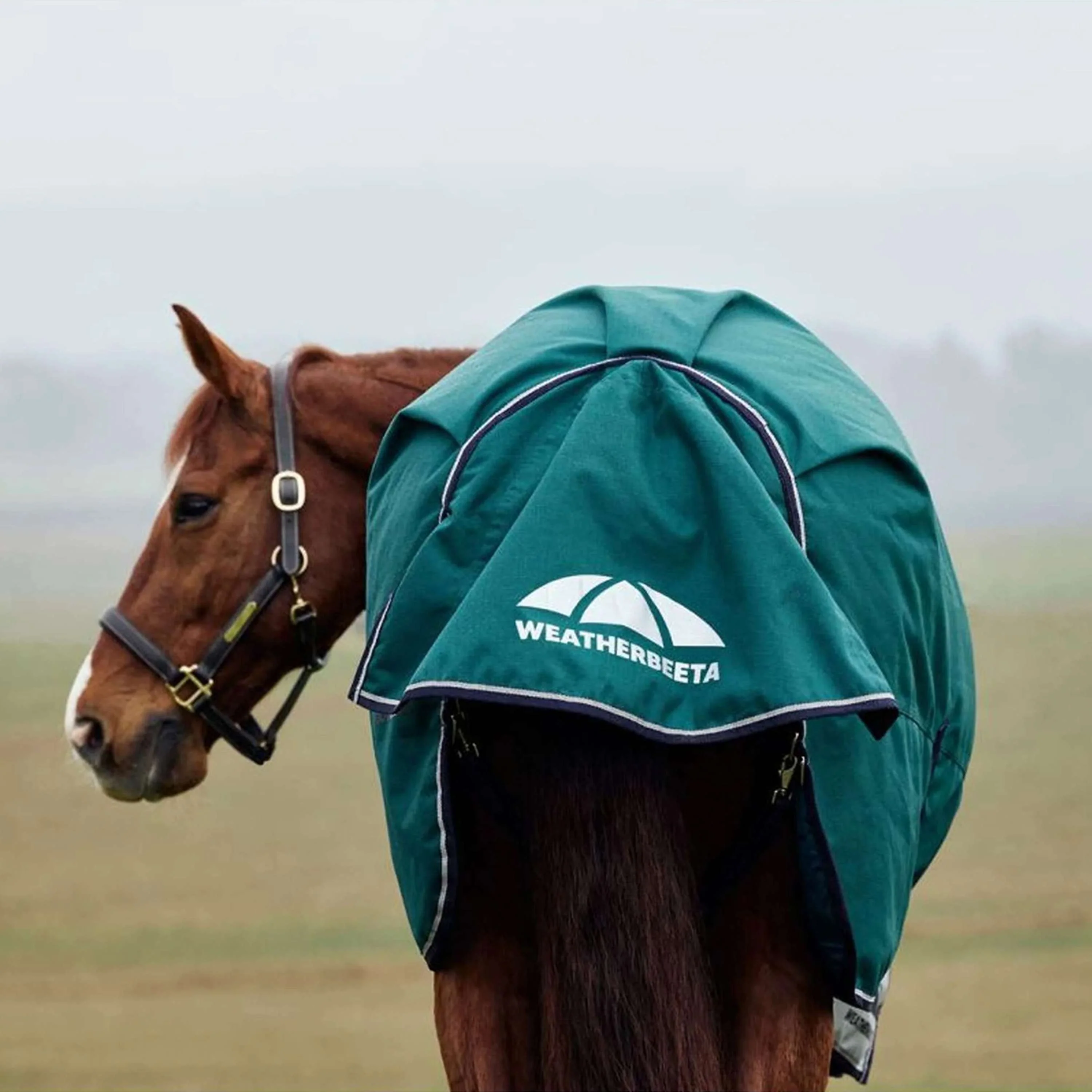 WeatherBeeta ComFiTec Plus Dynamic Turnout High Neck 100g Forest Green/Navy - Image 8