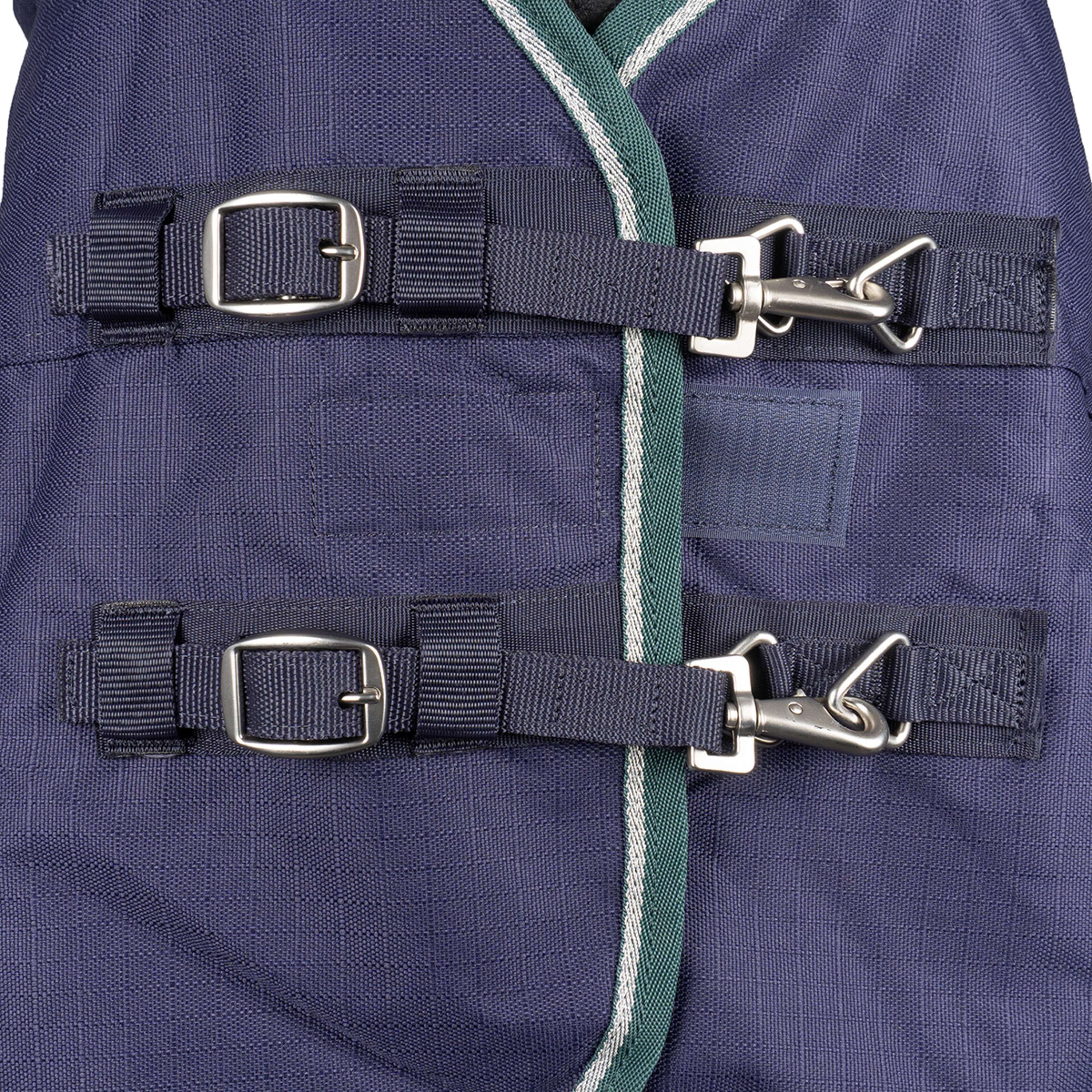 WeatherBeeta ComFiTec Plus Dynamic Turnout High Neck 100g Navy/Forest Green - Image 11
