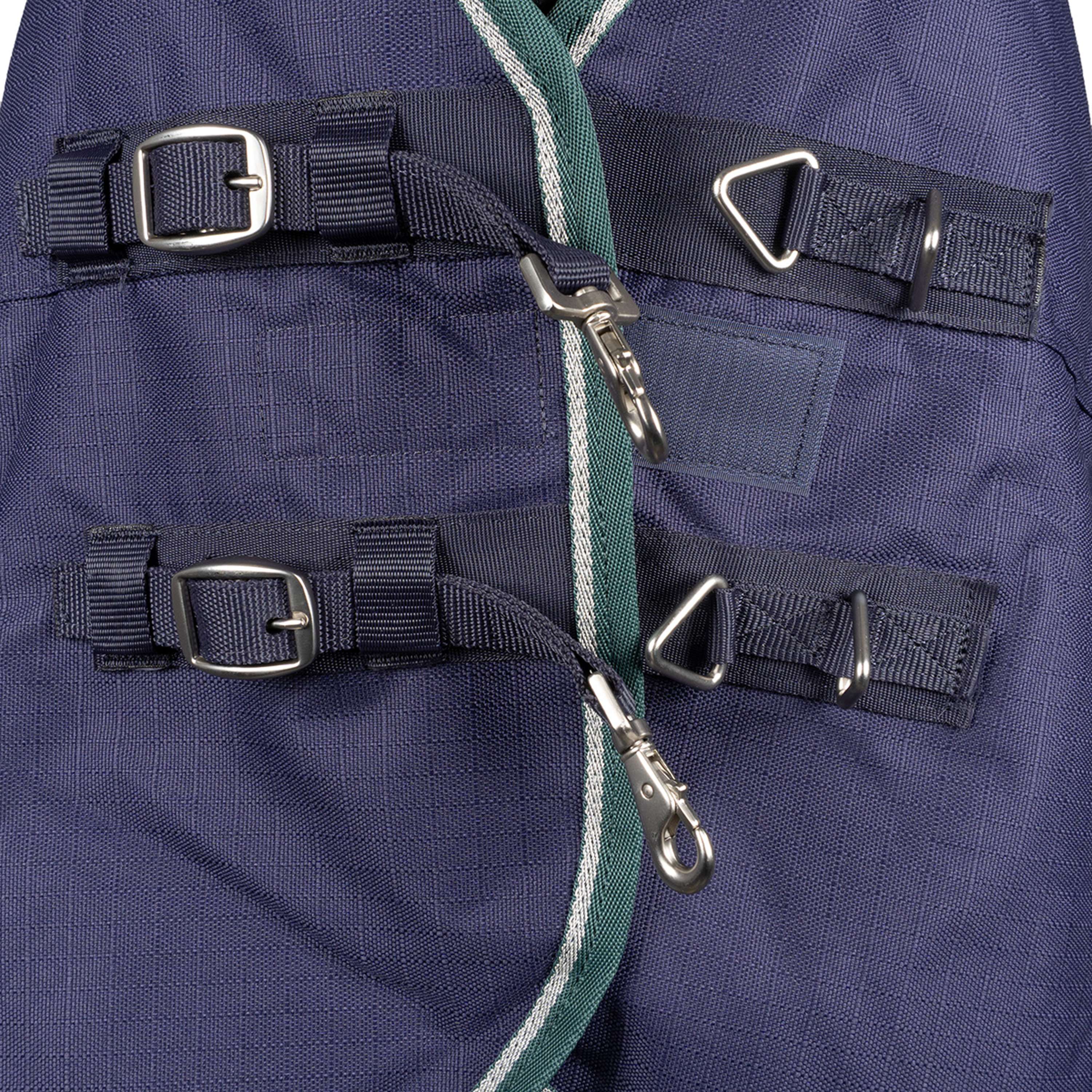 WeatherBeeta ComFiTec Plus Dynamic Turnout High Neck 100g Navy/Forest Green - Image 12