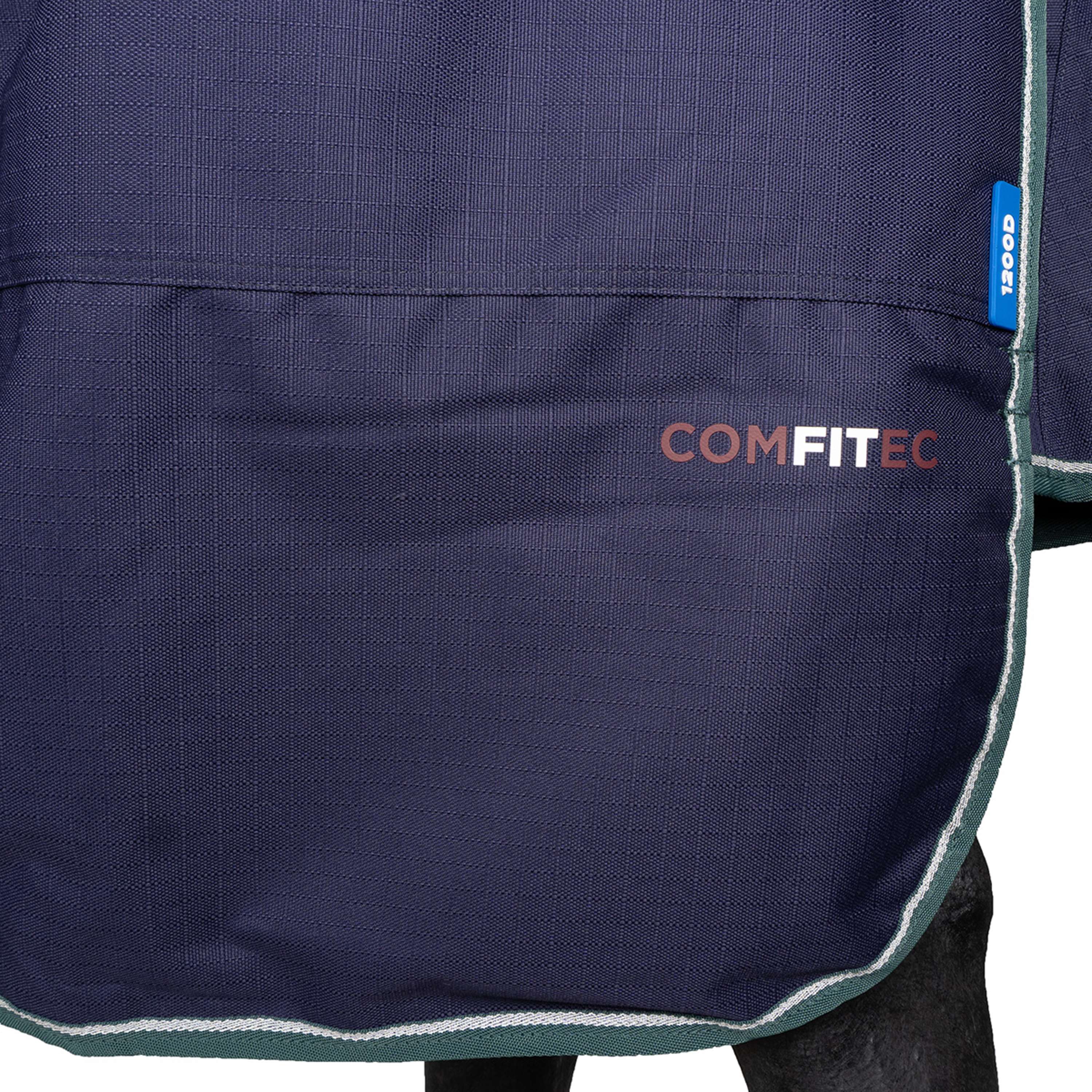 WeatherBeeta ComFiTec Plus Dynamic Turnout High Neck 100g Navy/Forest Green - Image 17