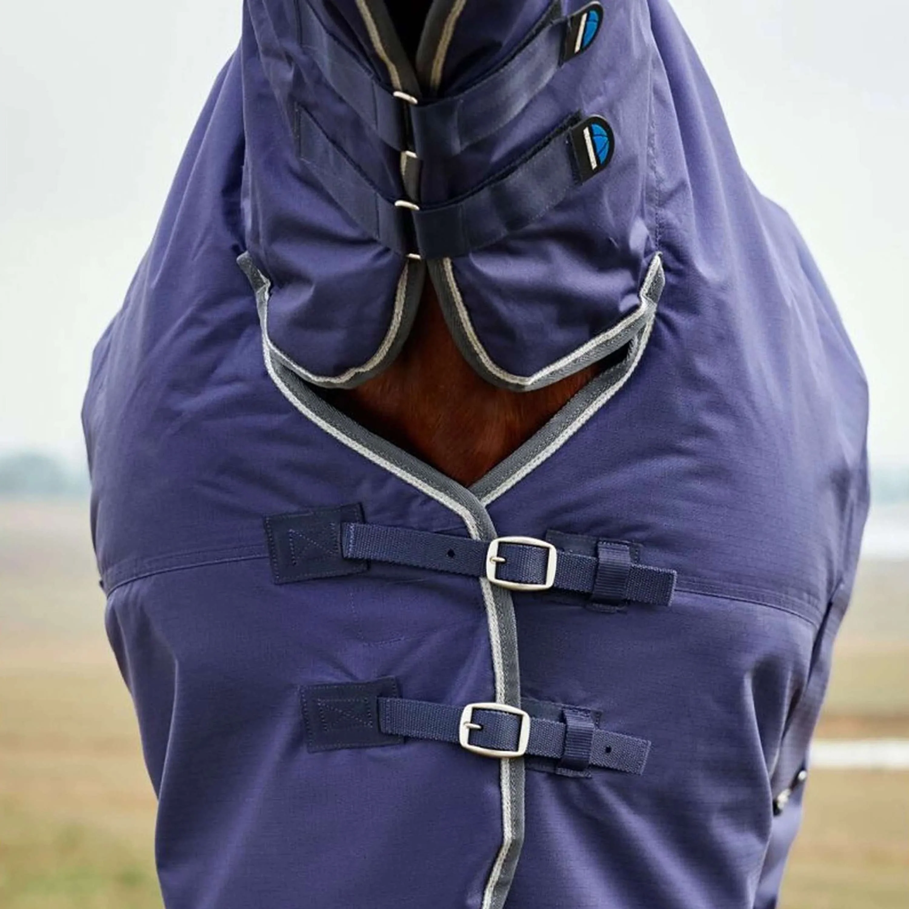 WeatherBeeta ComFiTec Tyro Turnout Combo Neck 220g Navy/Charcoal - Image 4